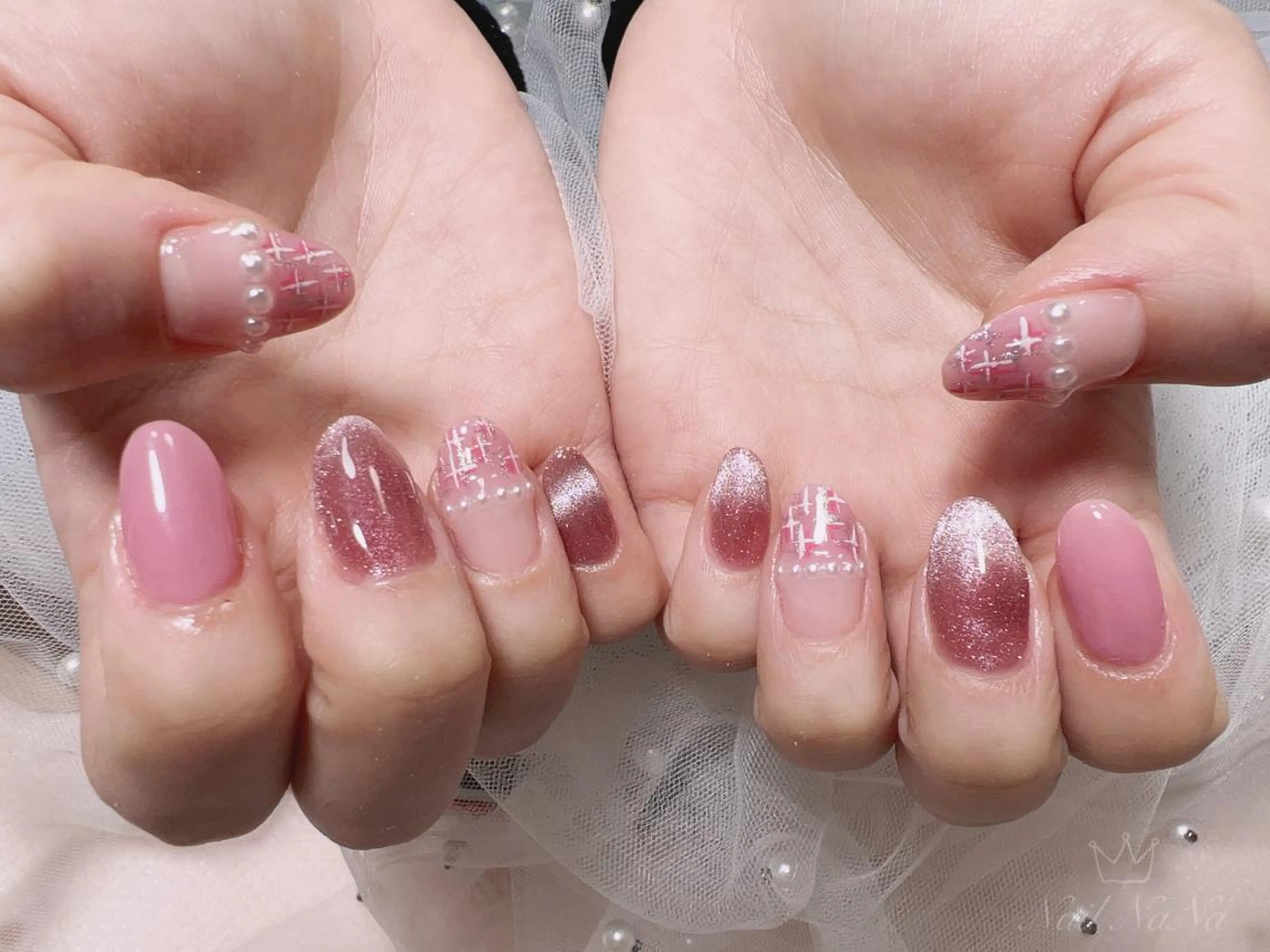 ショート カラー ネイル ハンドネイル Nail NaNaのネイルデザイン