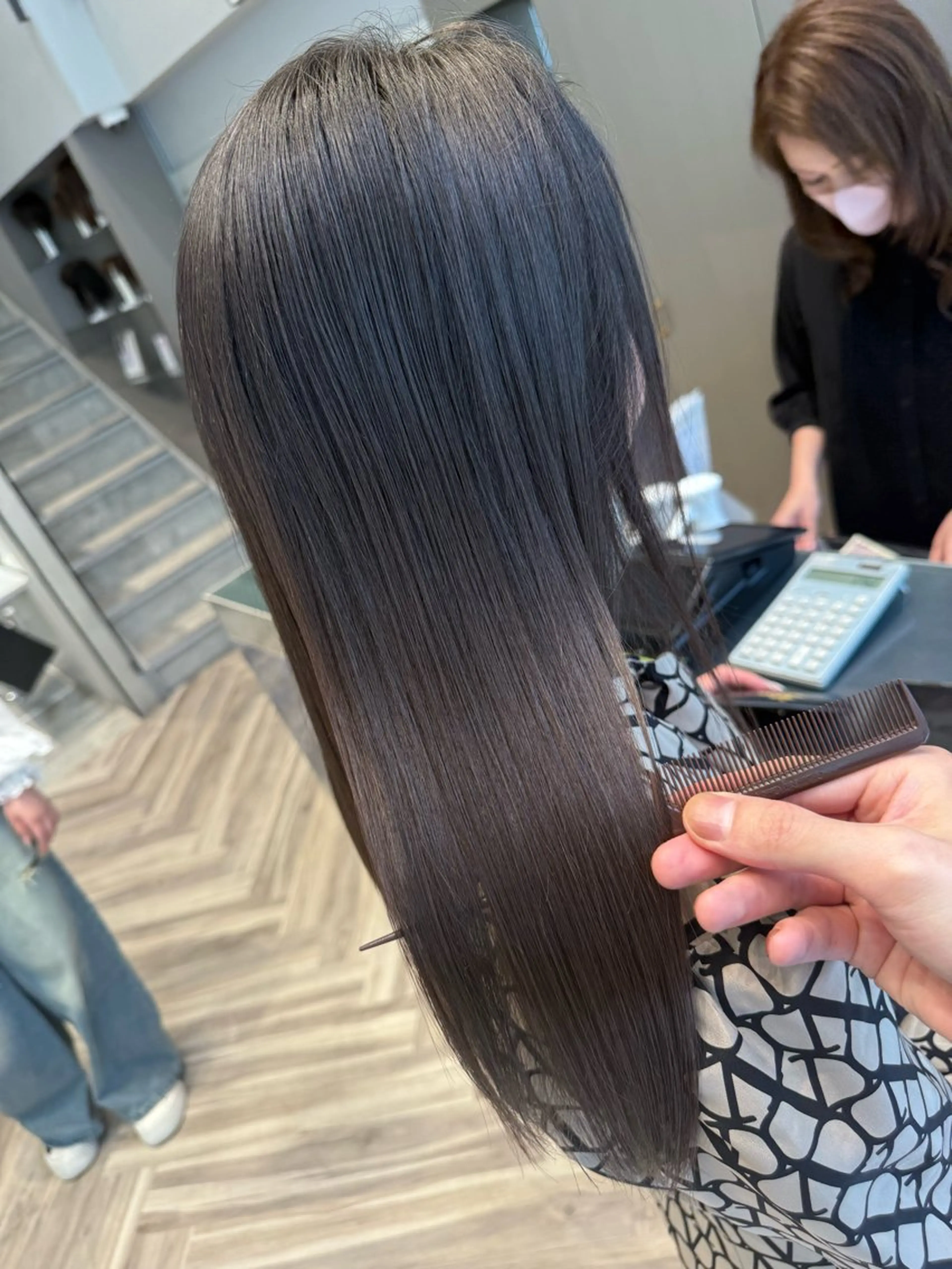 ロング カット ヘアカラー トリートメント ヘアセット ✨上村 潤平✨メンズヘア✨のヘアスタイル