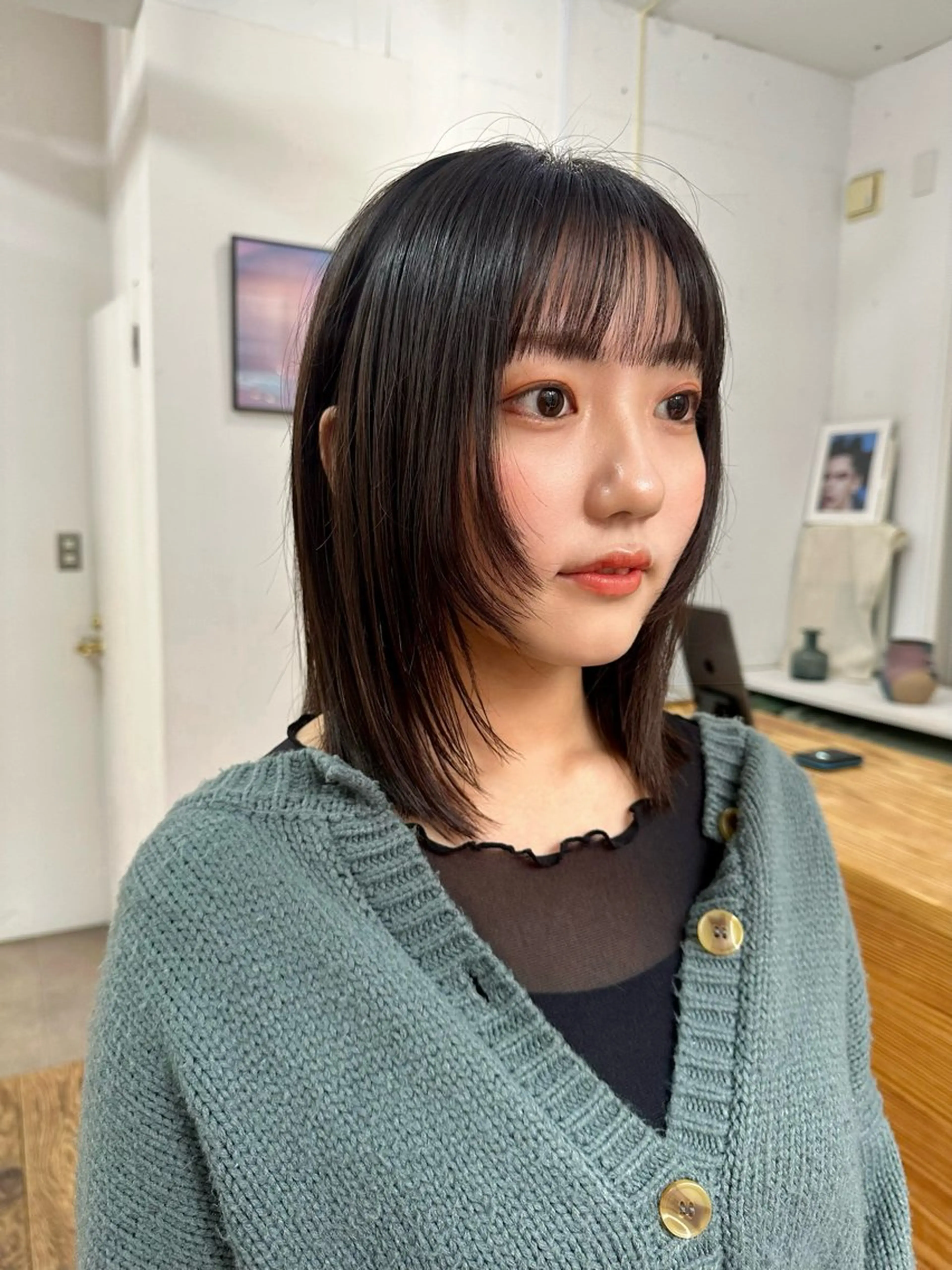 ミディアム カラー 🪭risa 暖色/レイヤー🪭のヘアスタイル