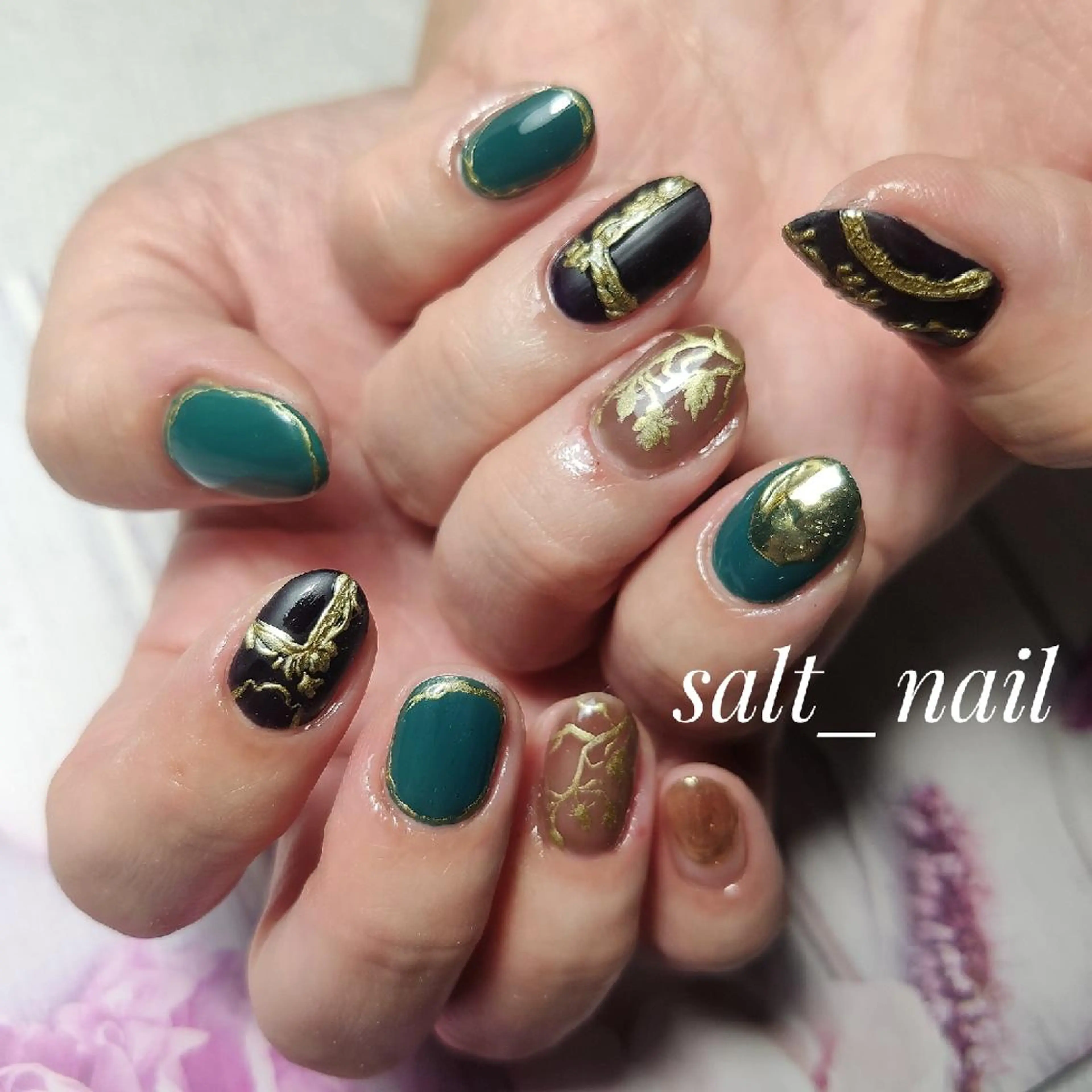 ネイル ハンドネイル 個人サロン saltnailのネイルデザイン