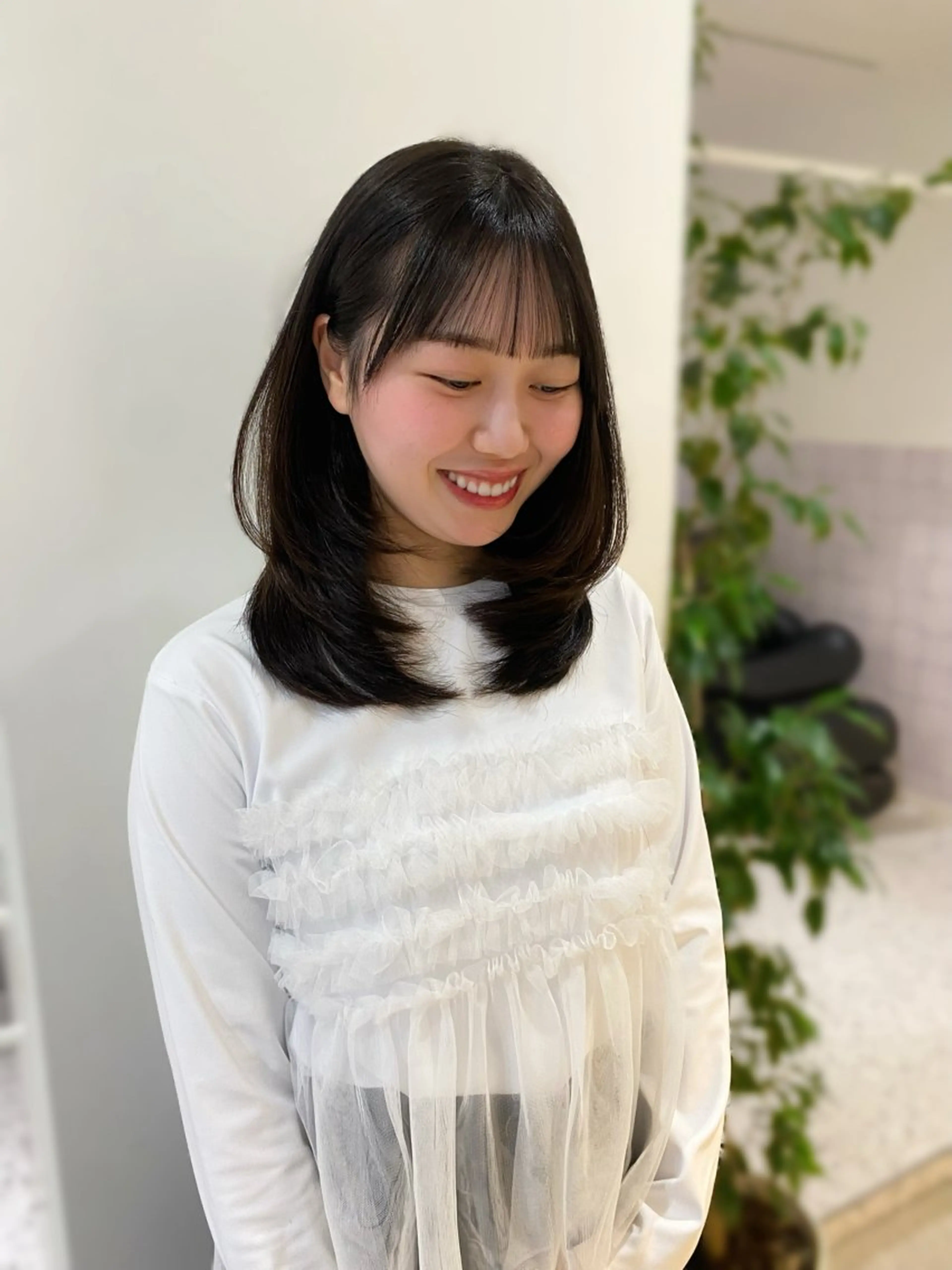 カラー カット ヘアカラー RISAKO レイヤーカット🎀のヘアスタイル