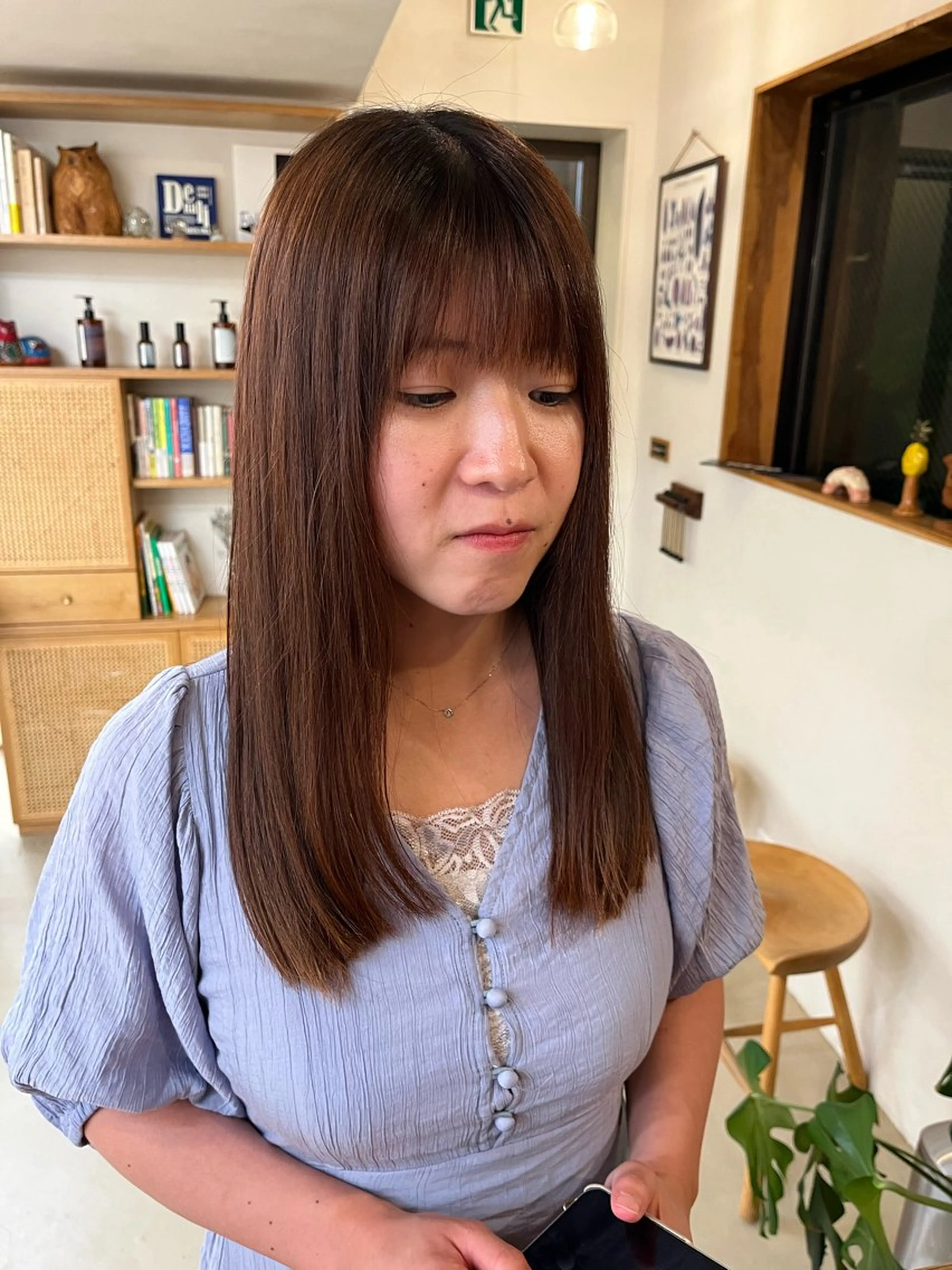 ロング 宇野澤 銘のヘアスタイル