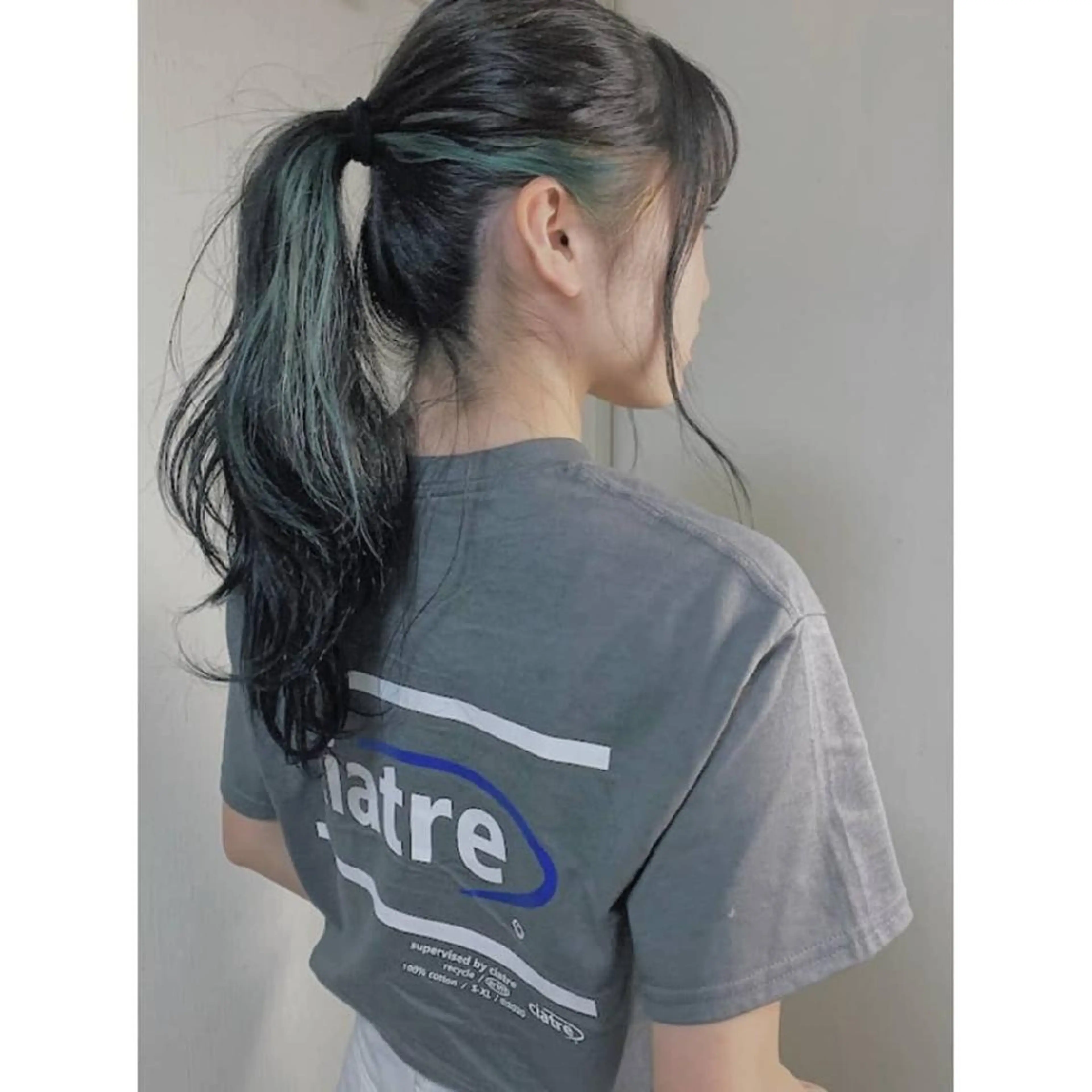 ロング カラー ヘアアレンジ ブリーチ イヤリングカラー 髪質改善サロン🍃 AIRI のヘアスタイル