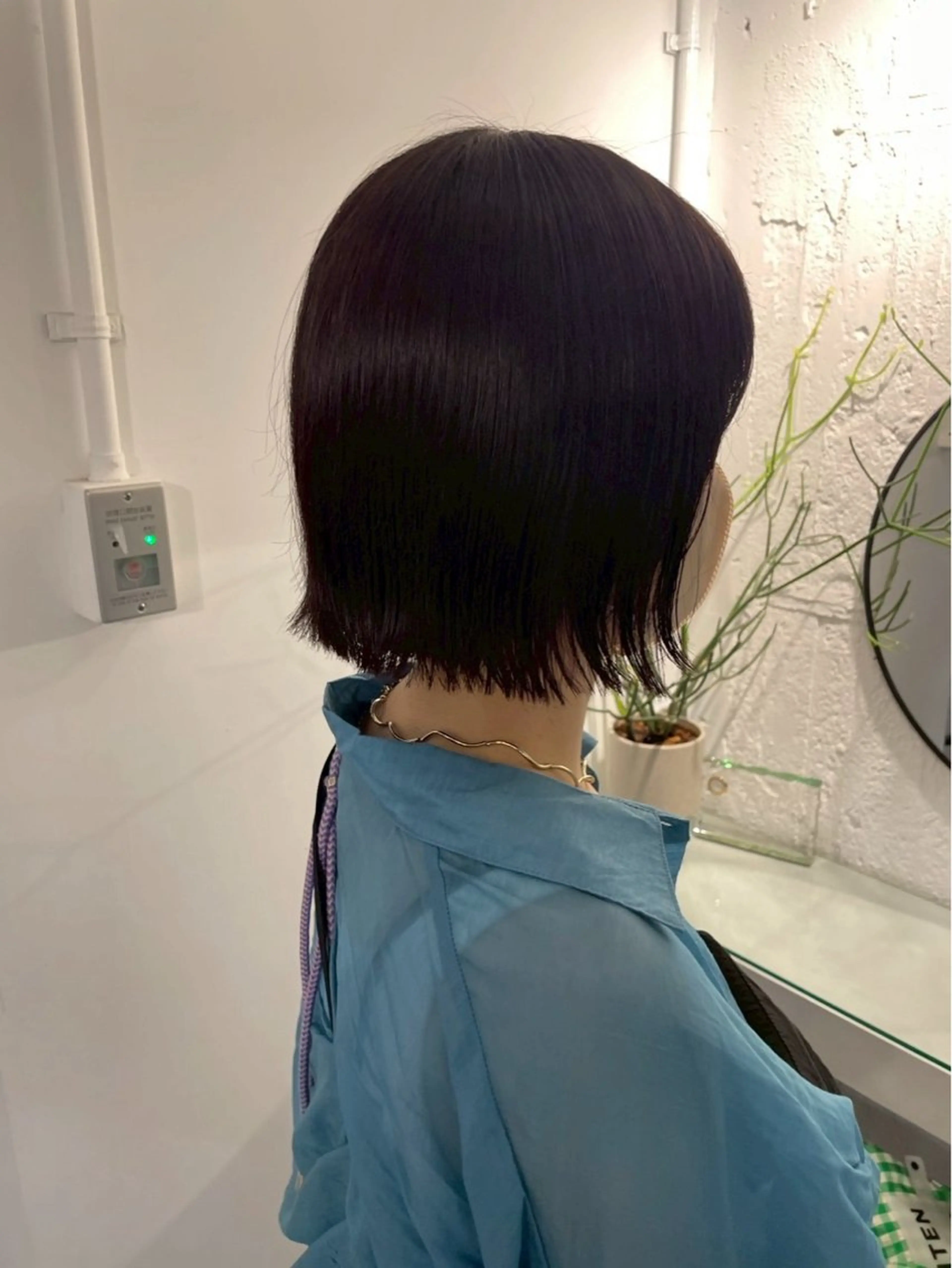 ミディアム カラー ボブ 外ハネヘア カット ヘアカラー ボブ/外はねボブ /HIKARU🌿のヘアスタイル