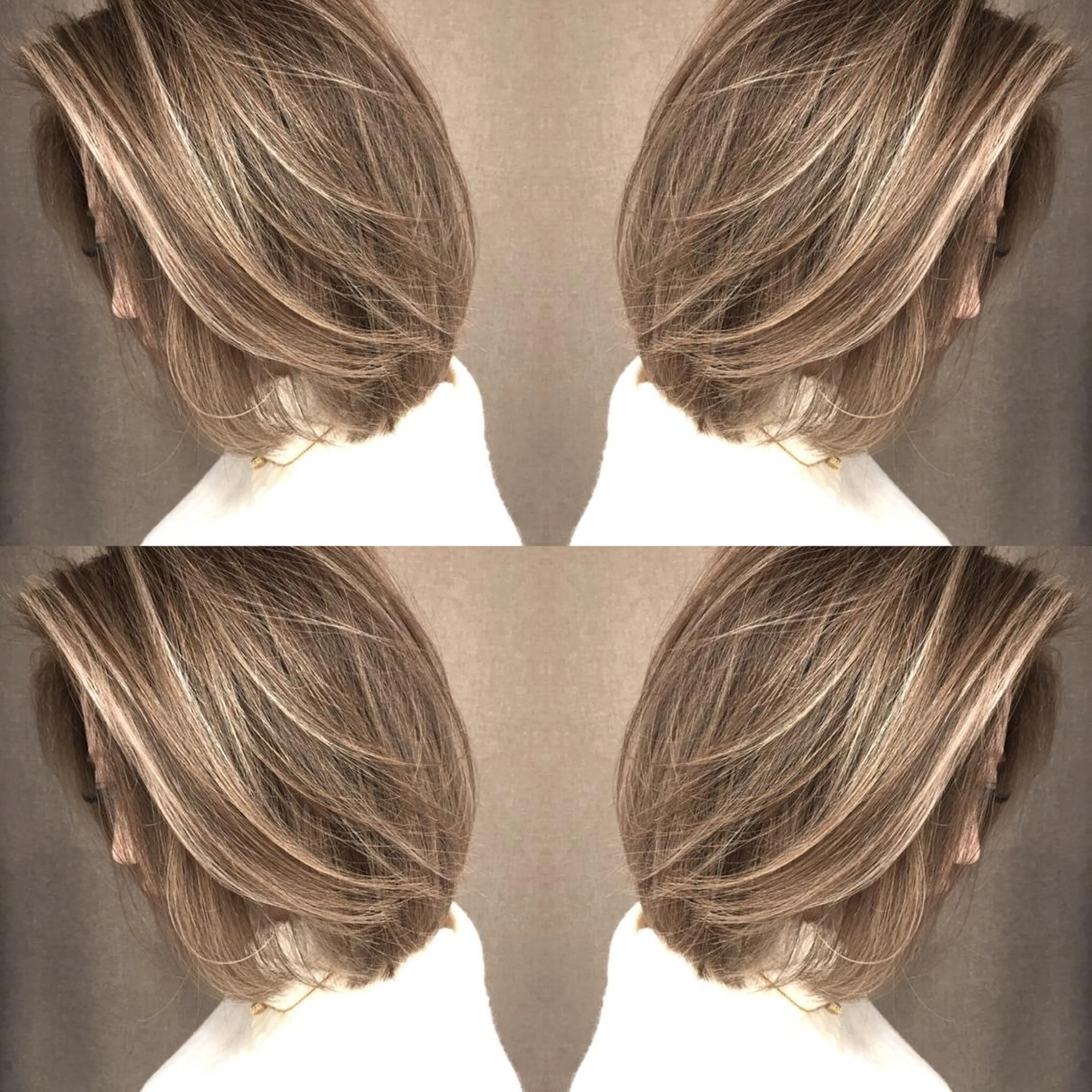 ショート カラー ベージュカラー ハイライトカラー 3Dハイライト ハイライト ヘアカラー トリートメント 井上 一平のヘアスタイル