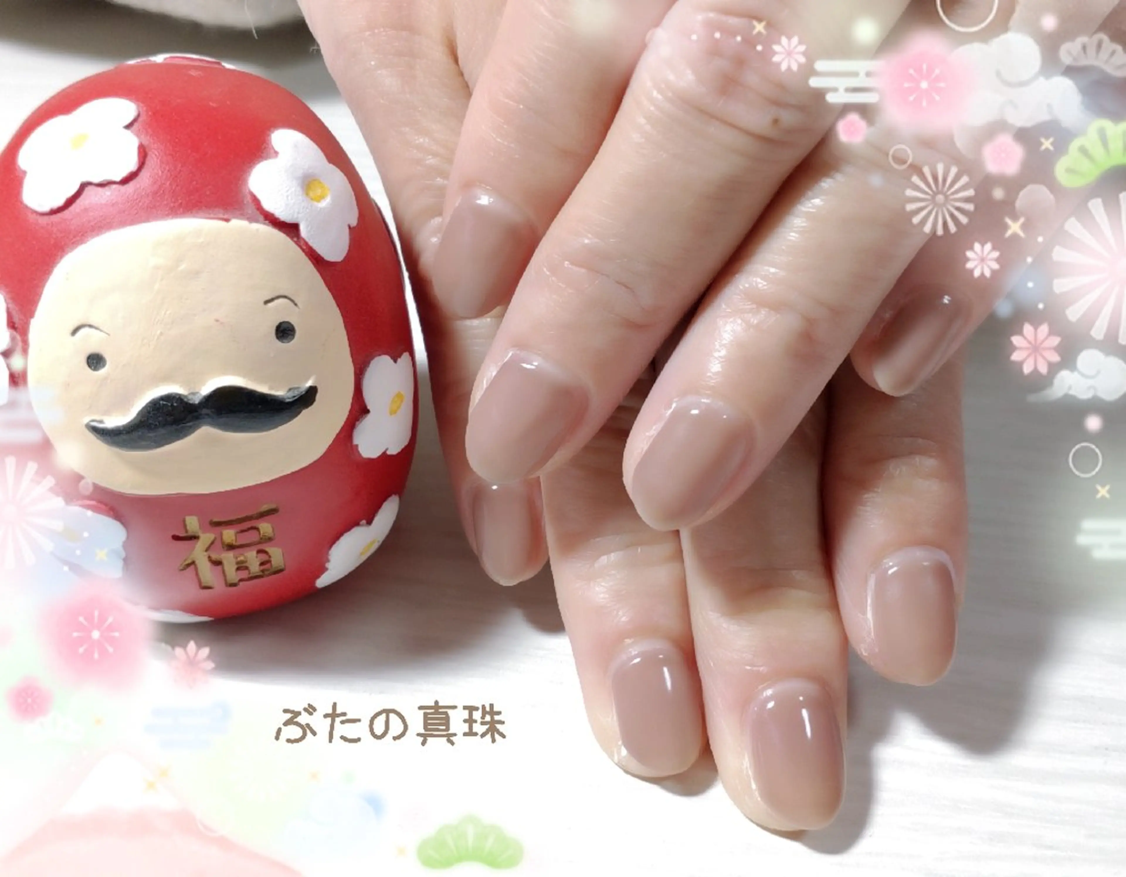 ネイル ワンカラーネイル ハンドネイル 林 珠里のネイルデザイン