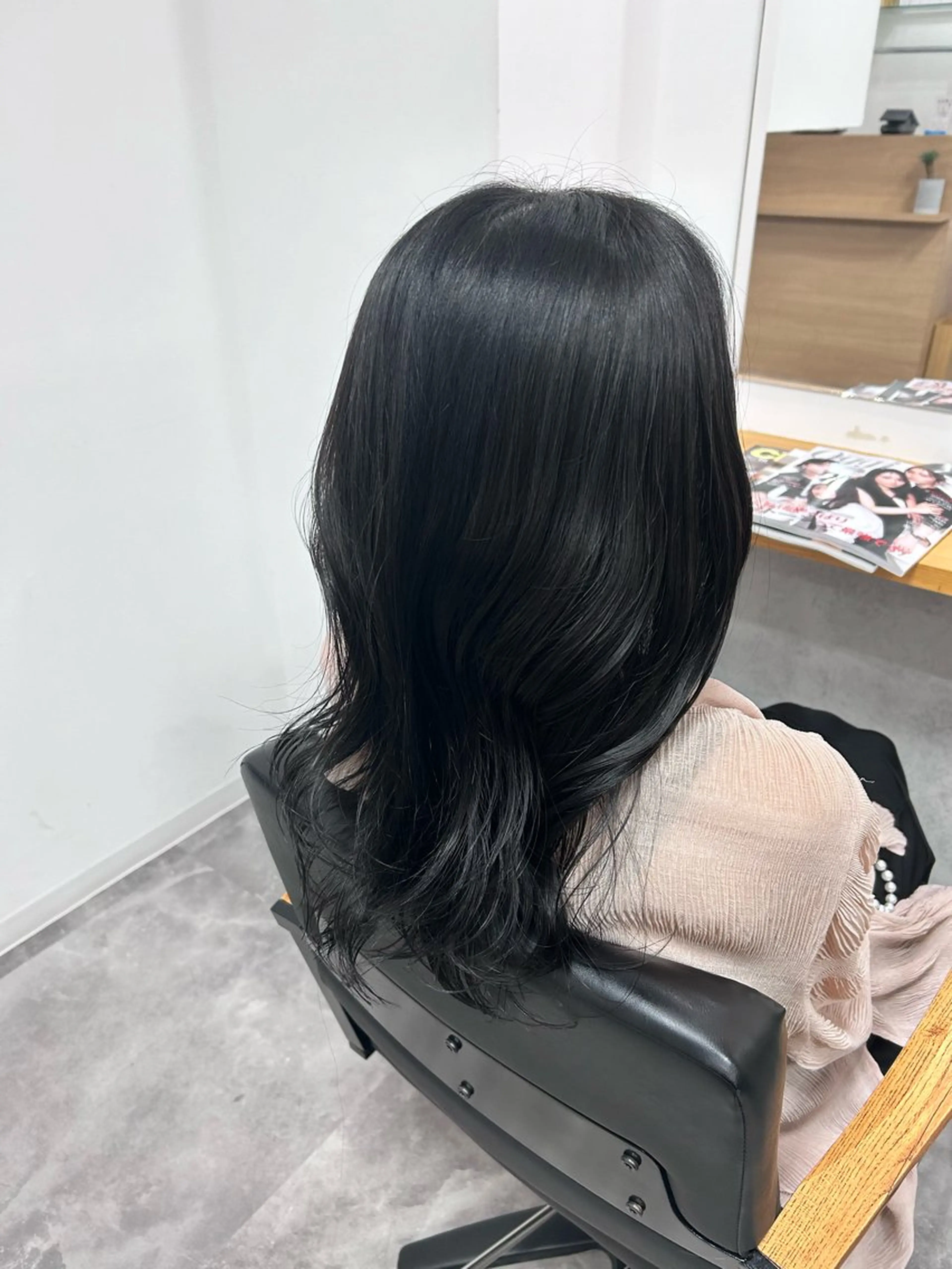 セミロング カット ヘアカラー トリートメント 藤森結子/韓国ヘア/ パーソナルカラー診断のヘアスタイル