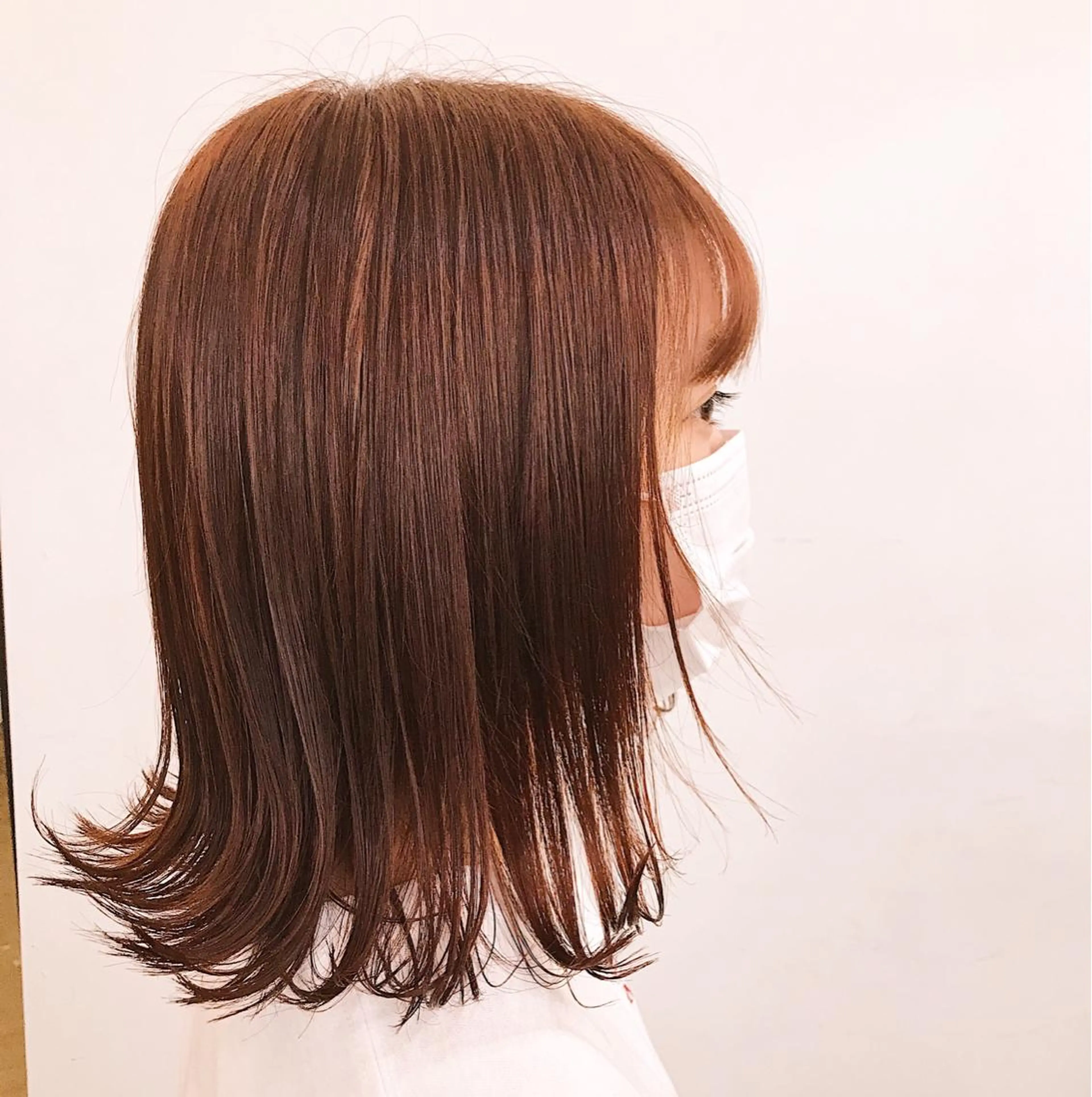 セミロング カラー ヘアアレンジ ヘアカラー トリートメント 伊藤 華紀ᵕ̈*のヘアスタイル