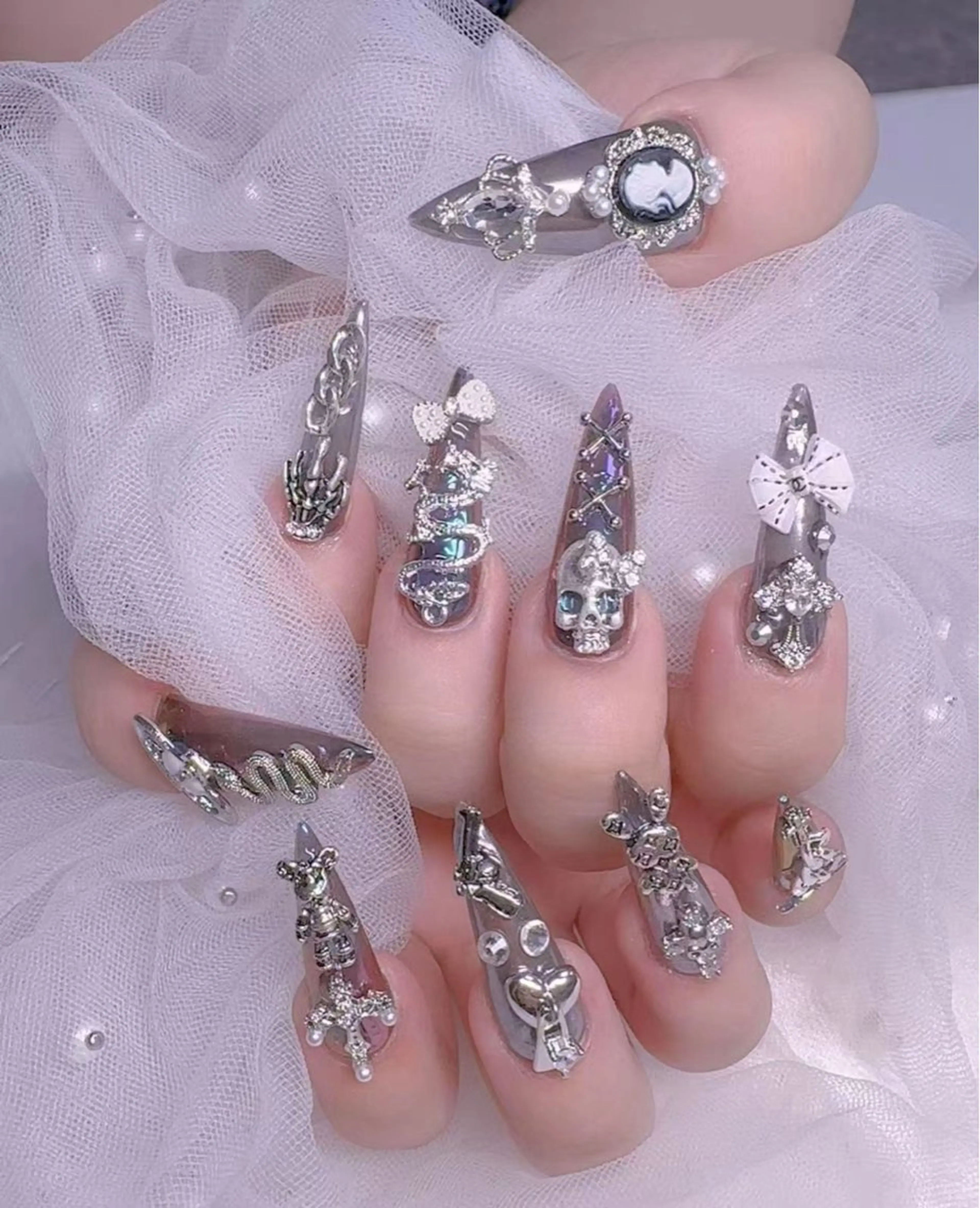 ネイル U・mi  nail salon【長さ出し/パラジェル/持ち込み/定額ネイル/学割U24】所属・Uminail ゆうゆうのネイルデザイン