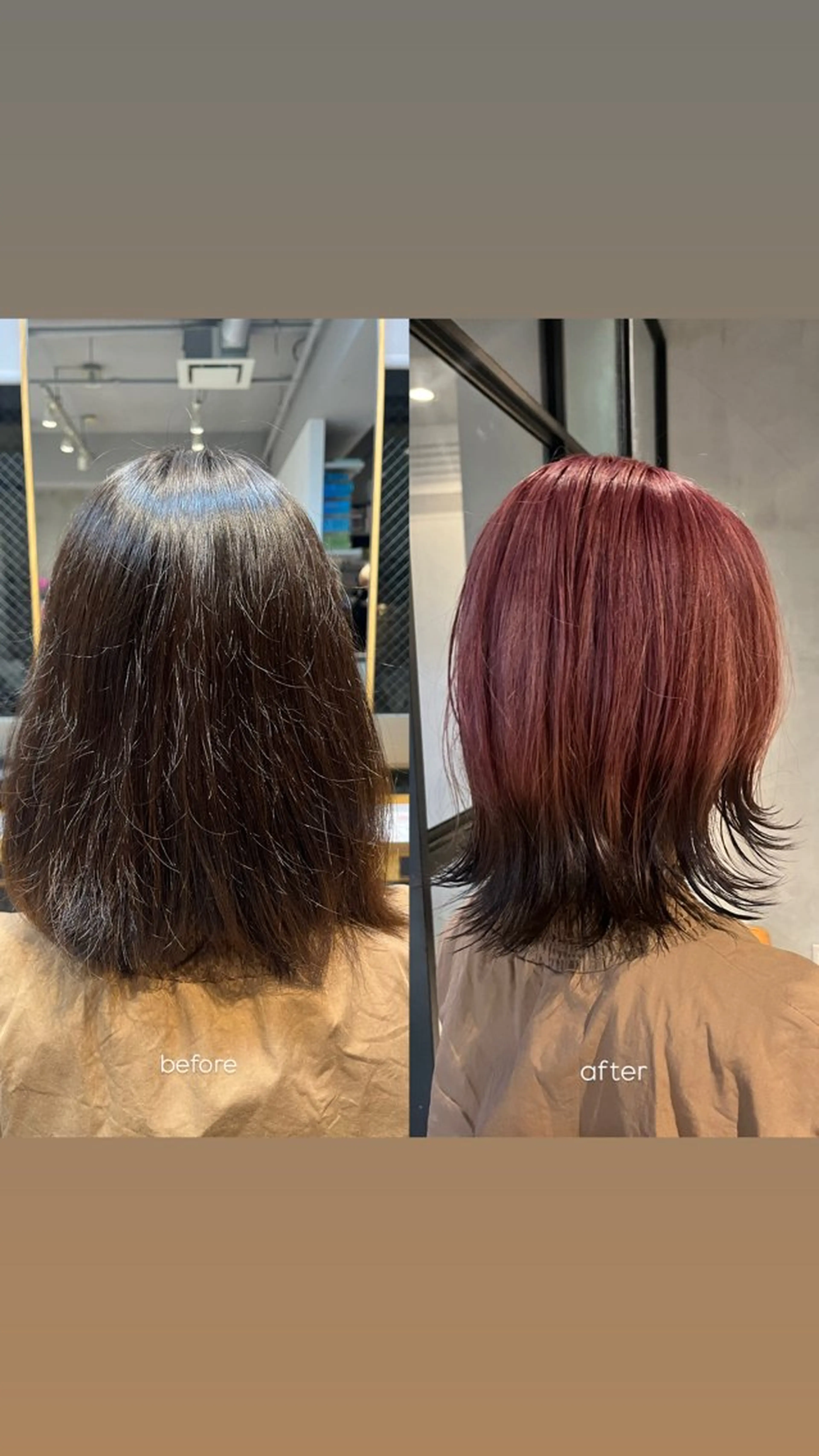 ショート カラー ブラウンカラー ピンクカラー ヘアカラー ちせ/ 透明感カラー /調布˚ 🦢₊✧のヘアスタイル
