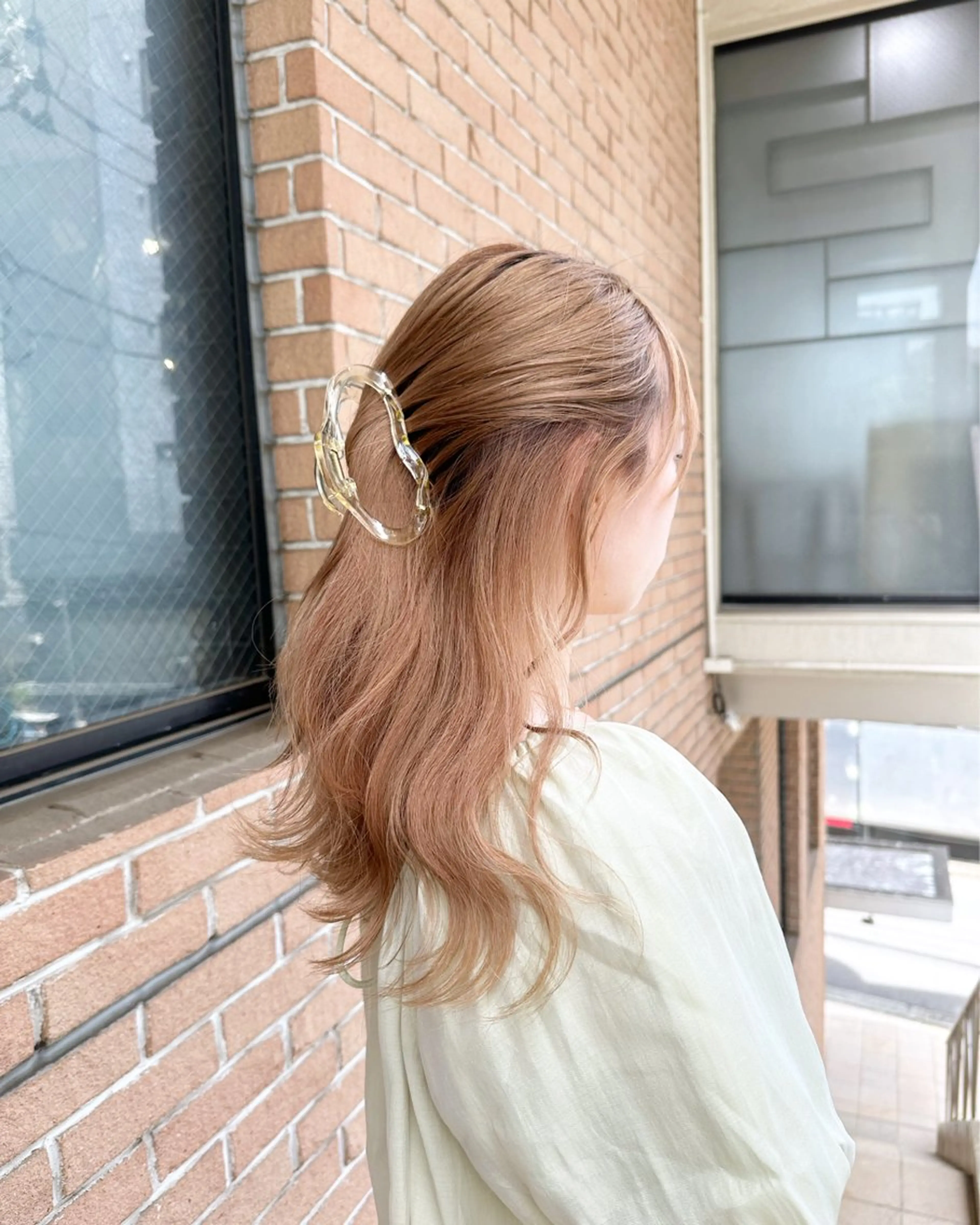 ロング 🔥コテ巻き風 ボブパーマ🔥のヘアスタイル