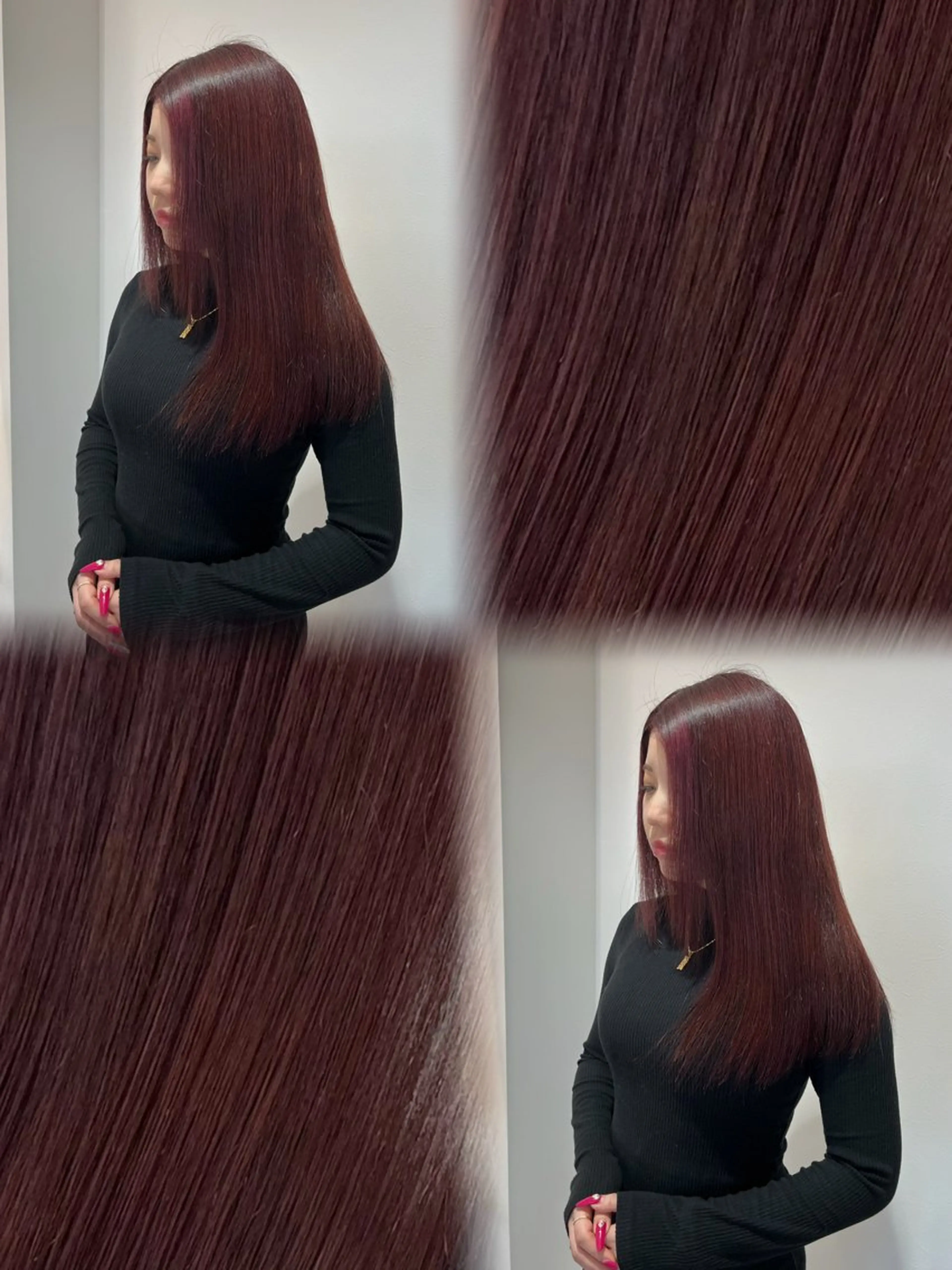 セミロング 縮毛矯正 ヘアカラー オリーブカラー/ 縮毛矯正 マナミ🎀のヘアスタイル