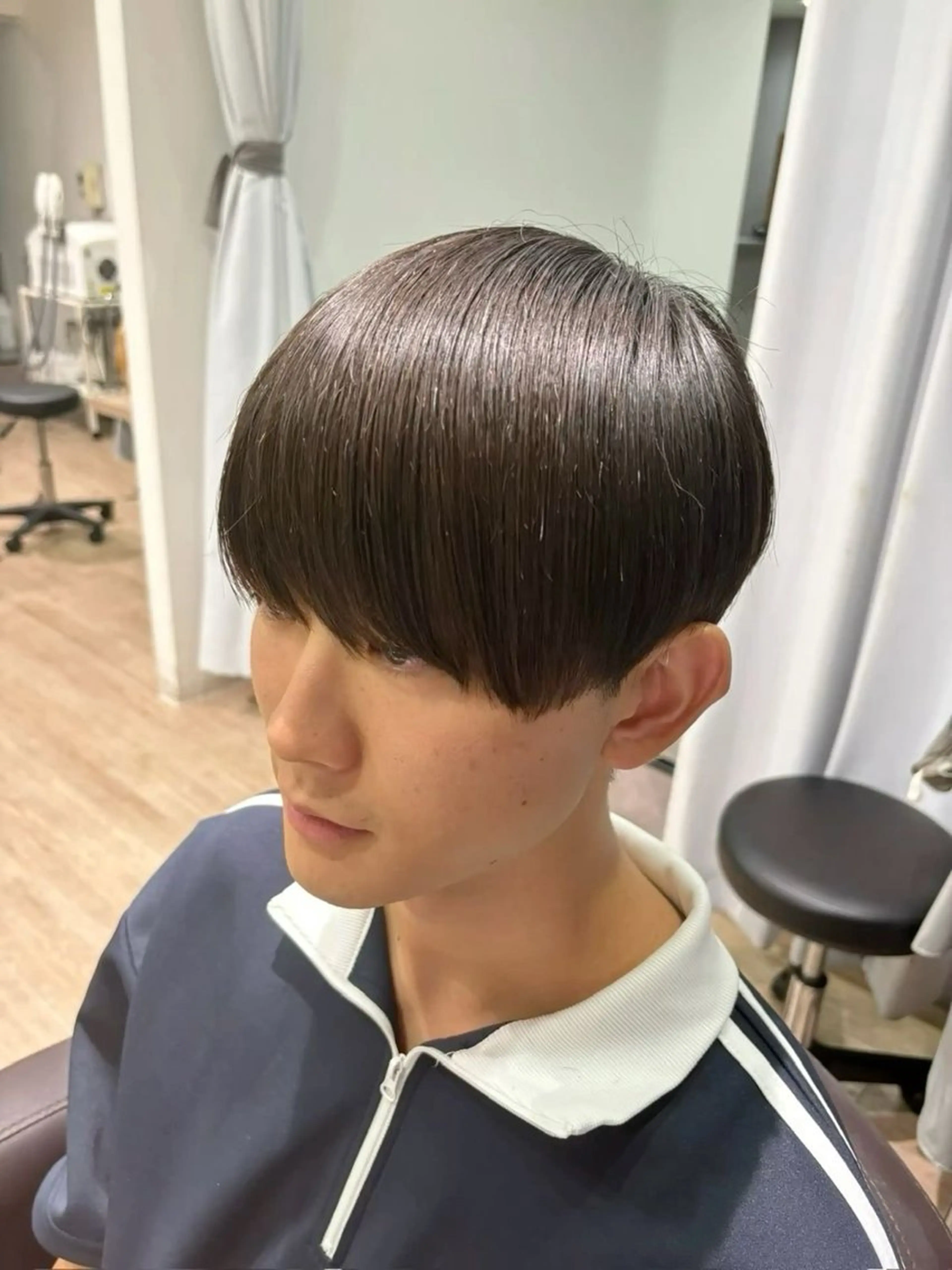 ショート メンズ 縮毛矯正 カット 縮毛矯正 トリートメント 似合わせパーマ🔥 河浪  大智のヘアスタイル