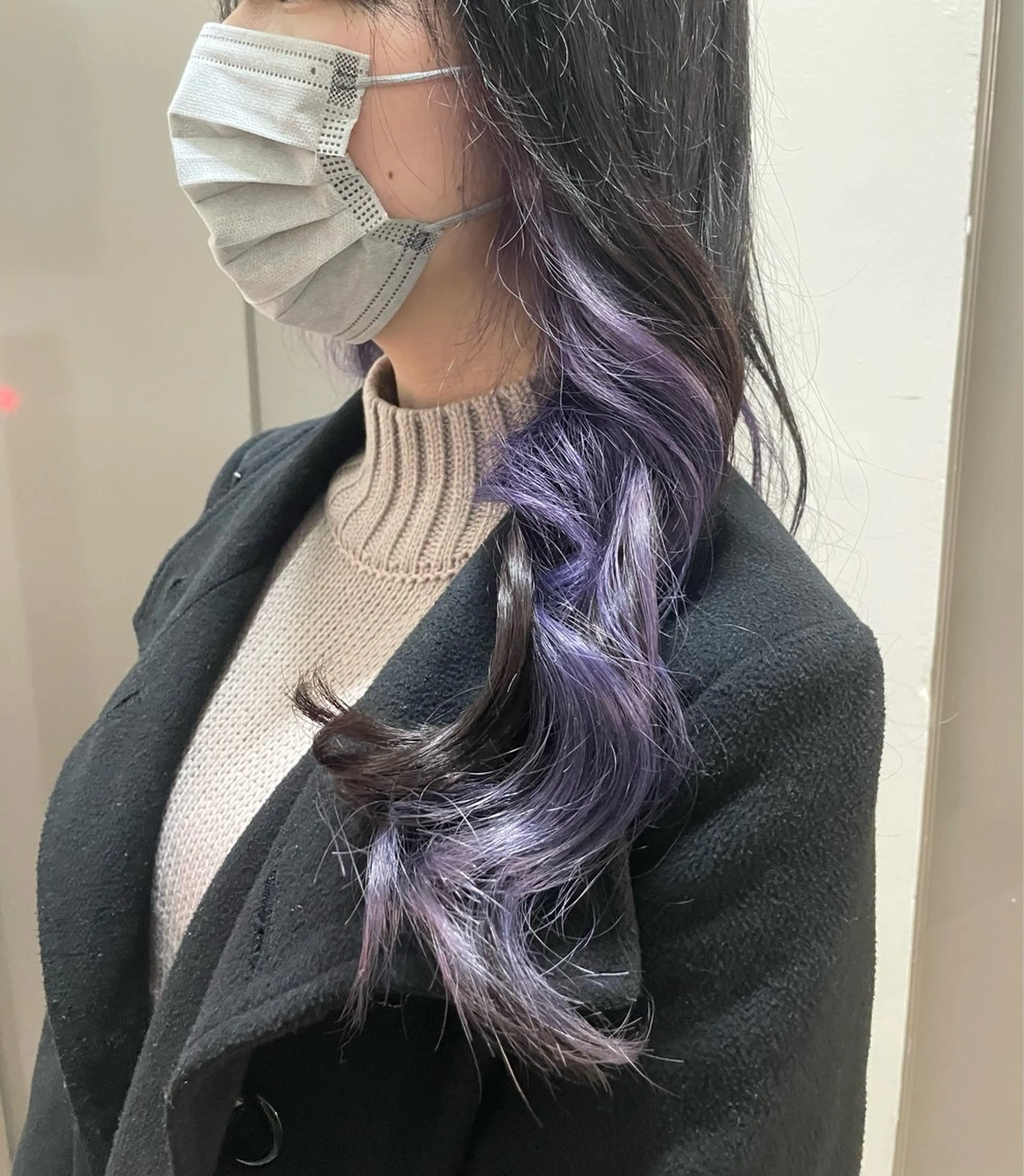 🦄インナーorイヤリングカラー(インナーブリーチ＋インナーオンカラー)＋超音波ケアプロ トリートメント🦄の写真