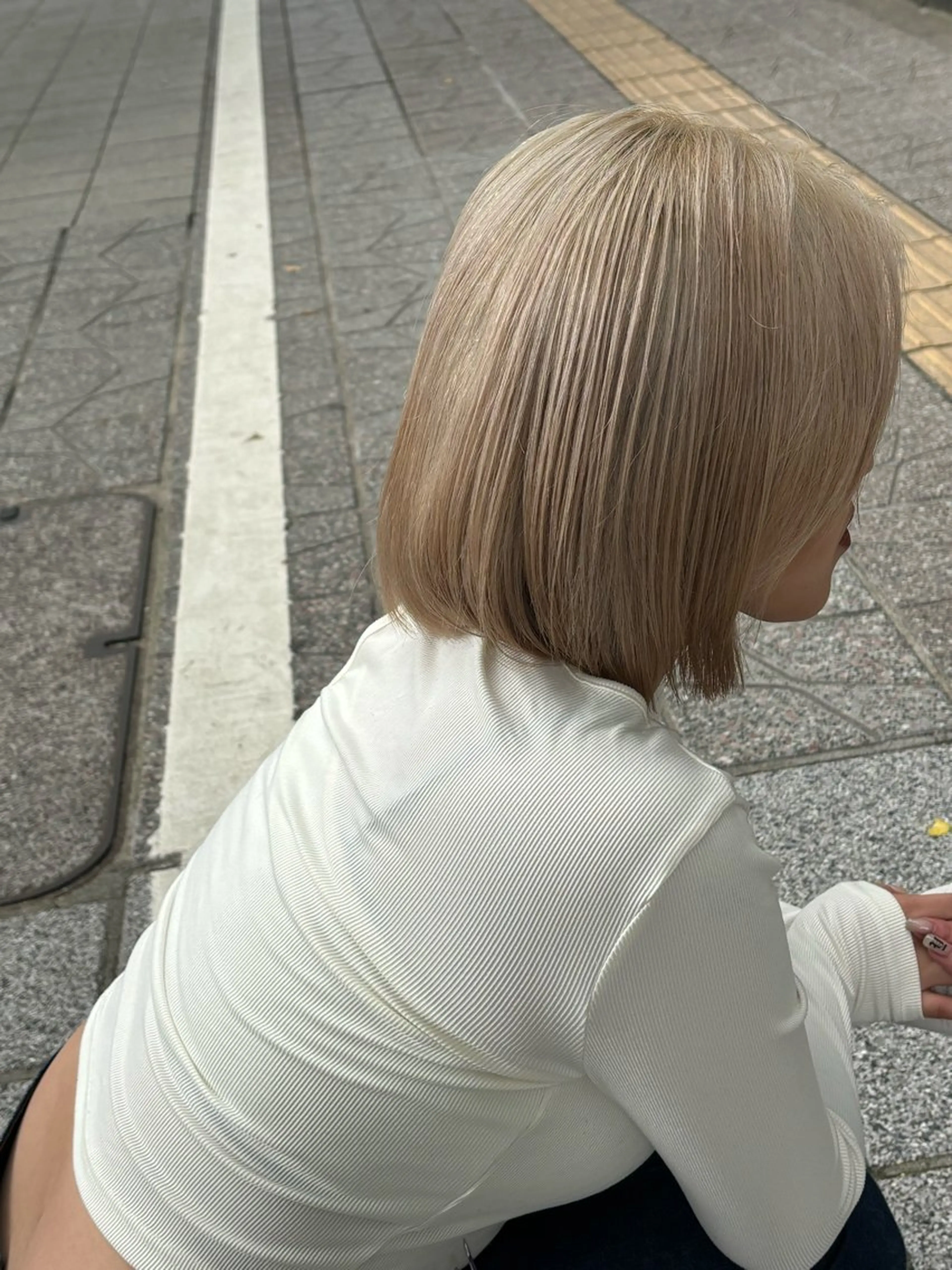 ミディアム カラー ヘアカラー 🍓ハイトーンカラー 🎀nene🍓のヘアスタイル