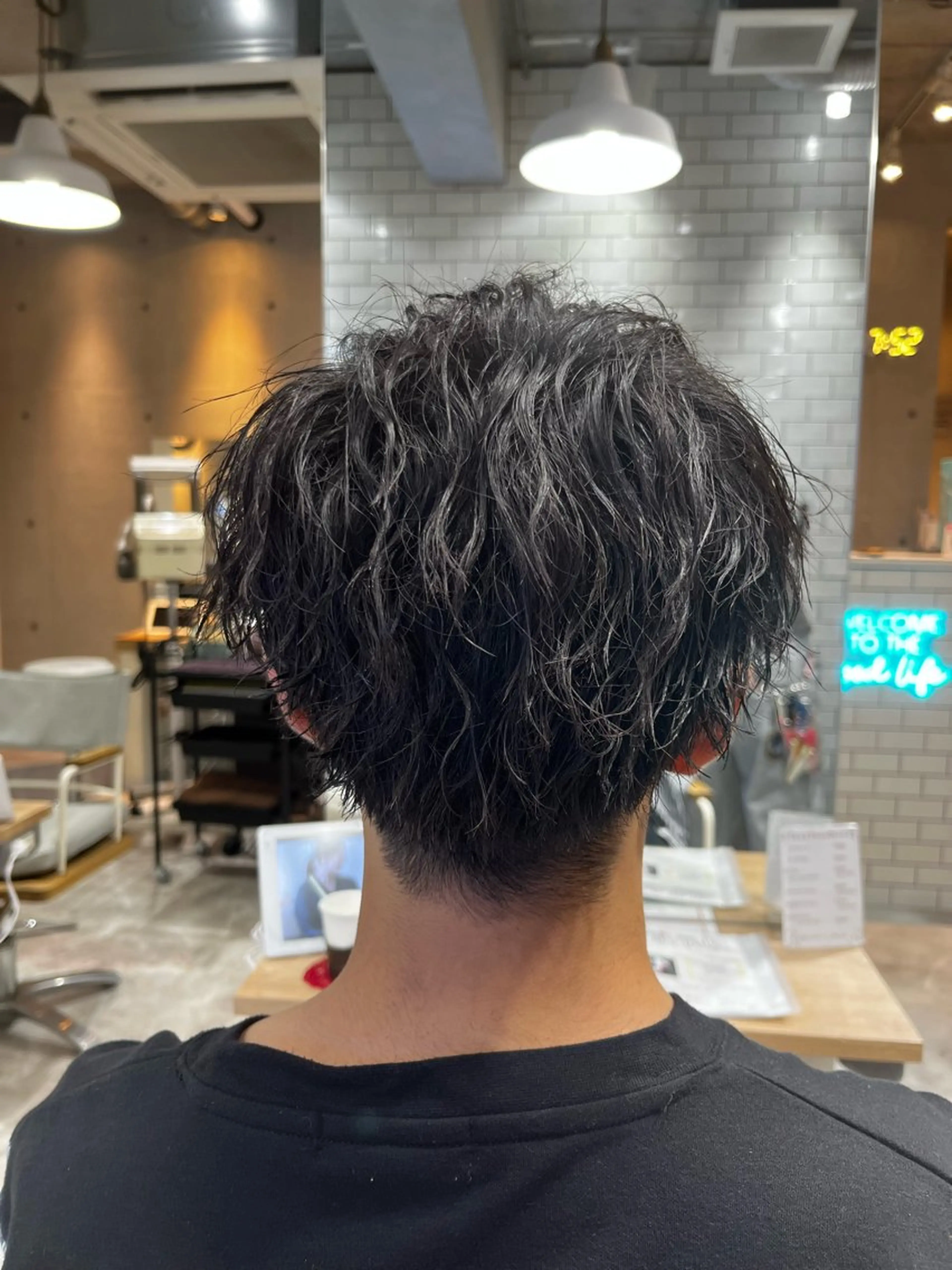 ショート メンズカット パーマ／稲葉のヘアスタイル