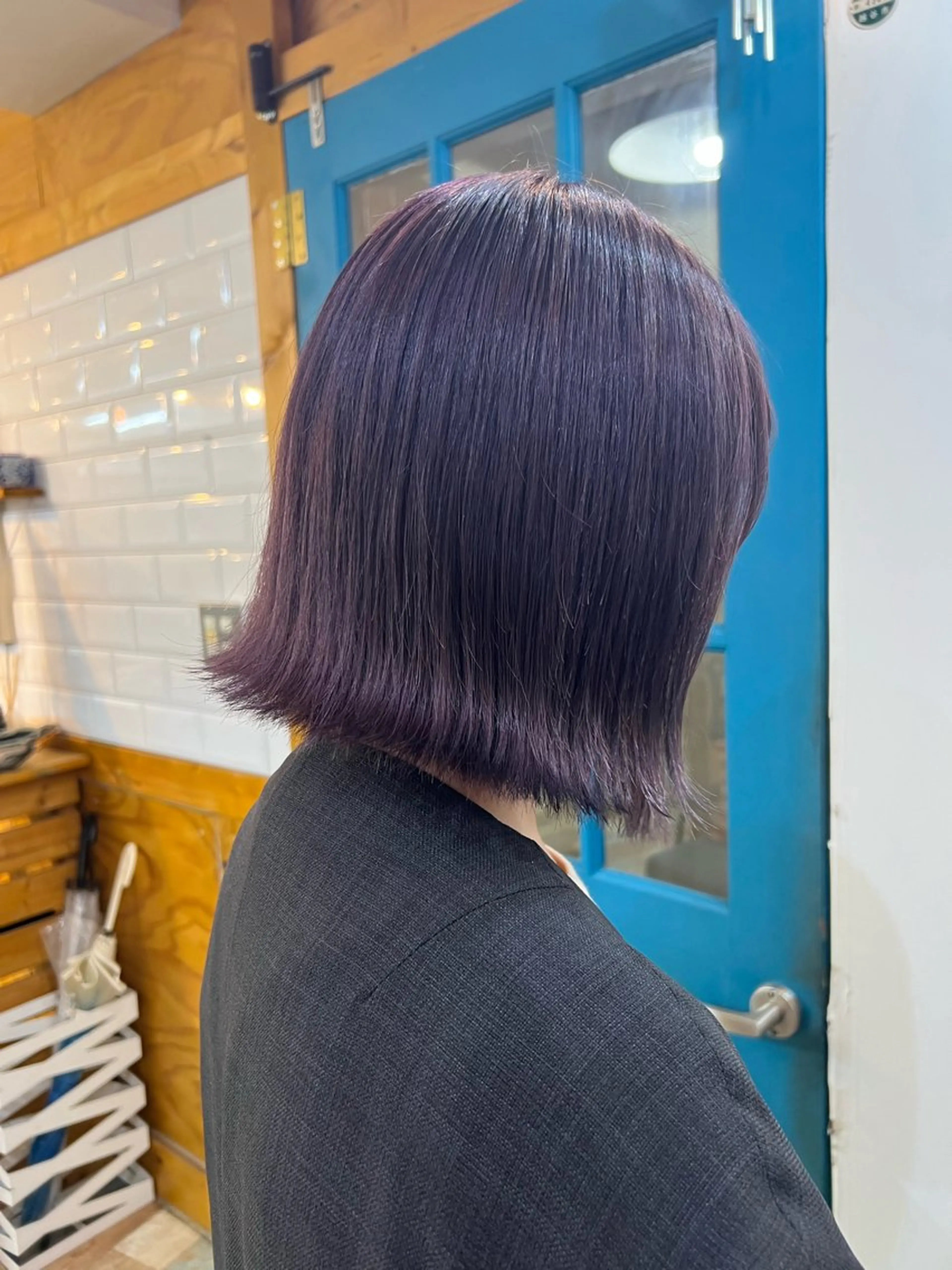 ミディアム ヘアカラー トリートメント KANA/ボブ/ インナーカラー/艶髪のヘアスタイル