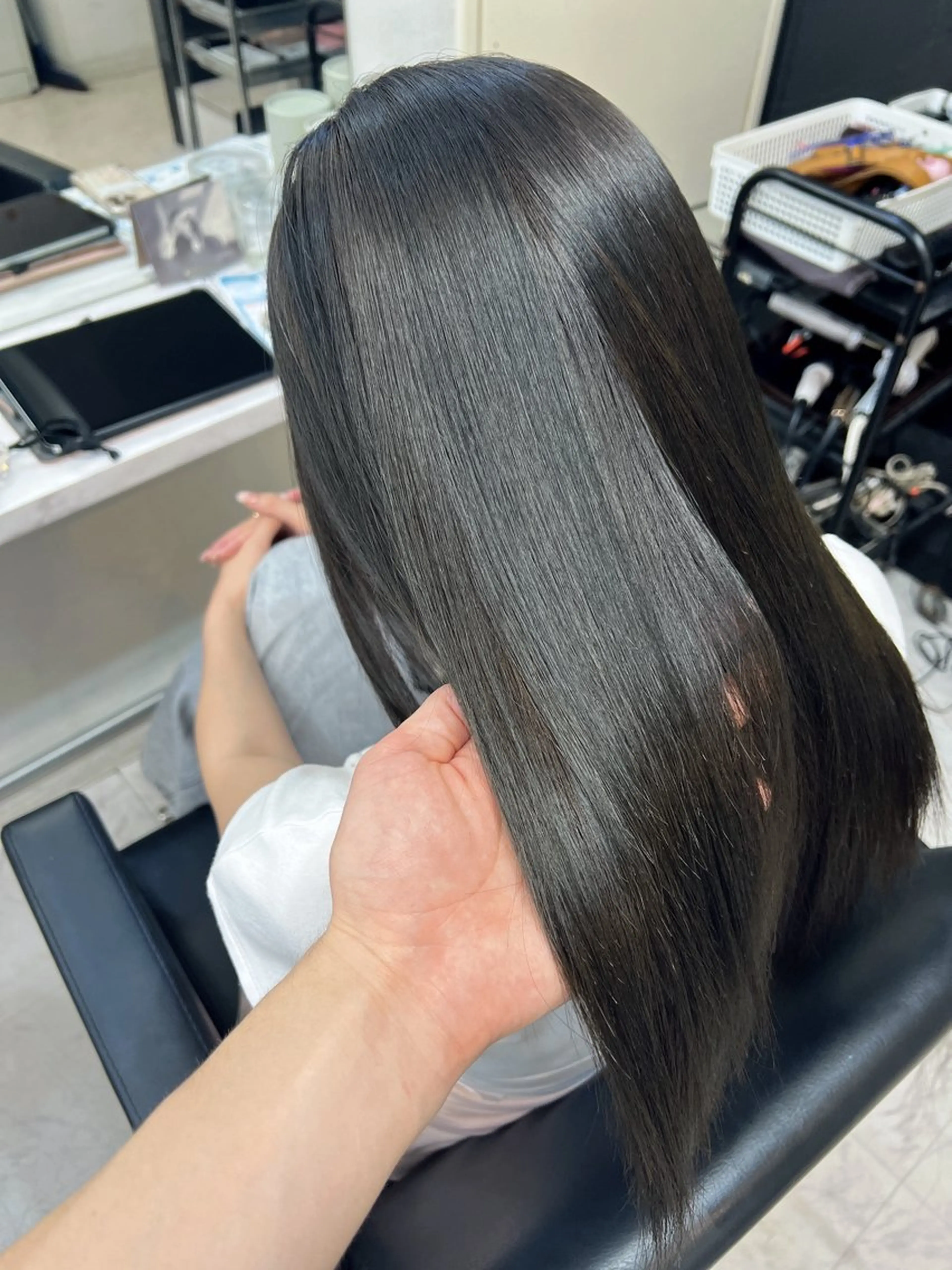 【4月限定】カット➕ケアカラー➕ケラチントリートメント【内部補修/外部補修/被膜補修込み】の写真