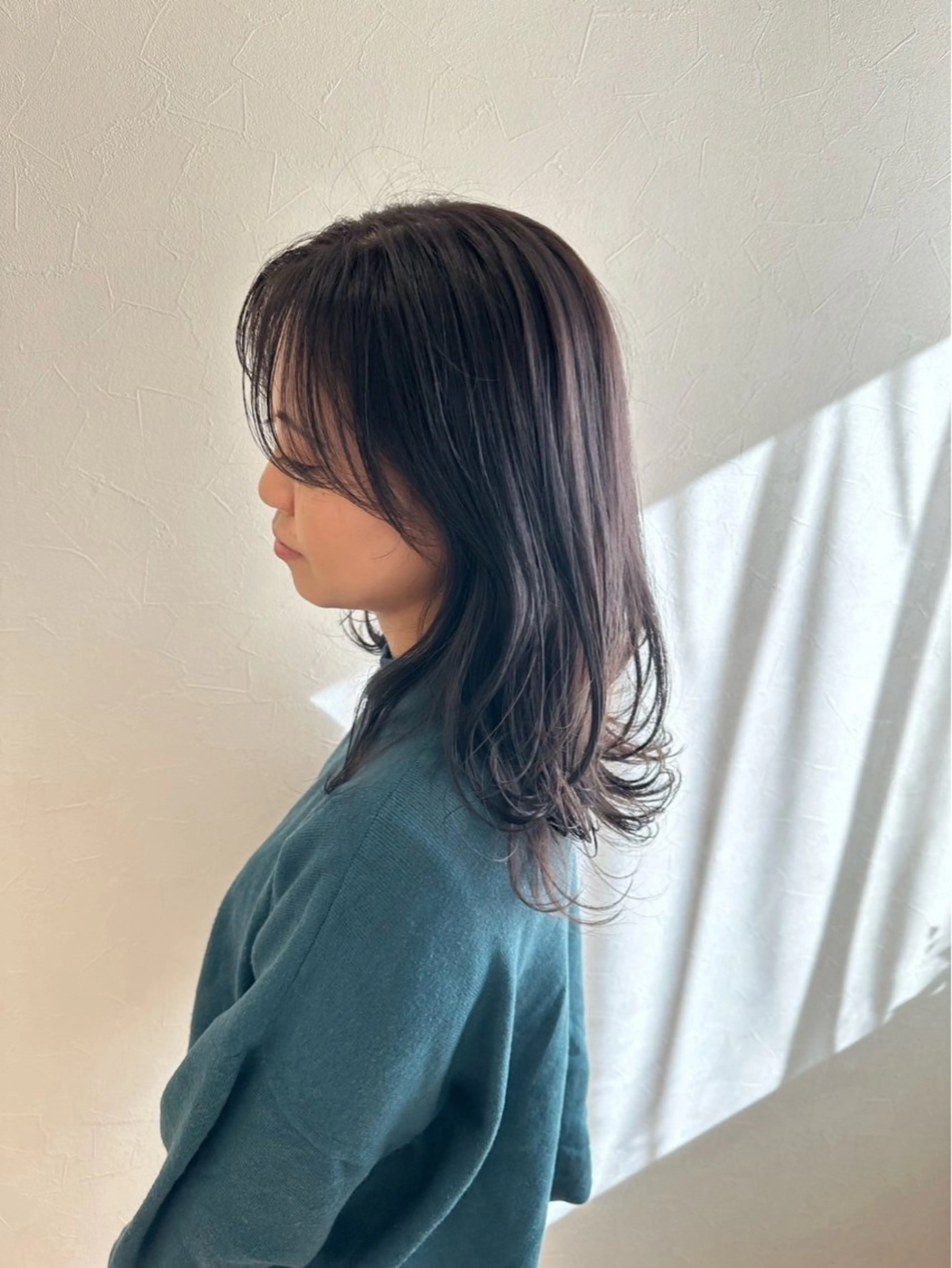 ミディアム カラー 高橋 優実のヘアスタイル