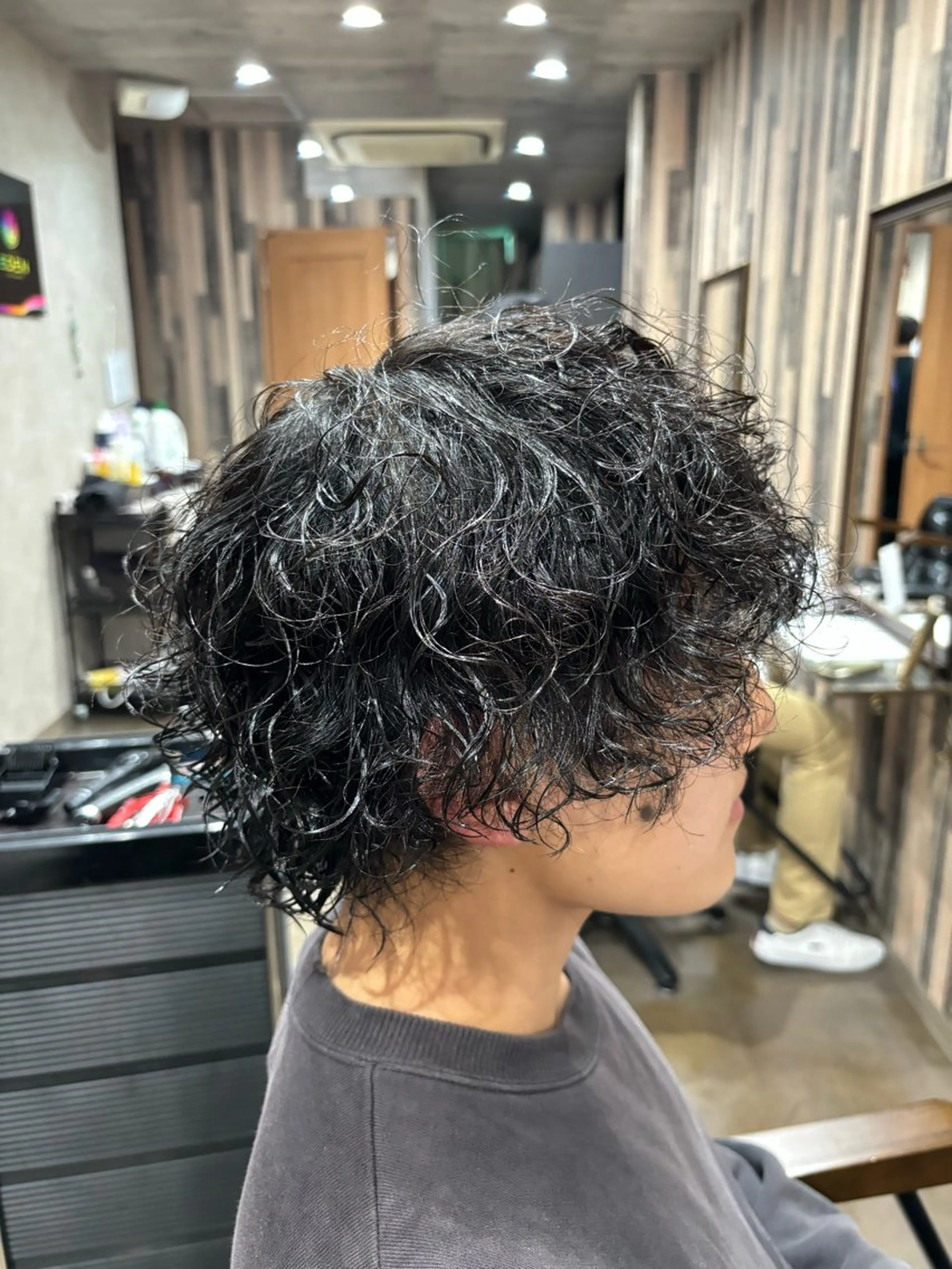 パーマ メンズ パーマ職人🔥／短髪 執行役員／YUTAのヘアスタイル