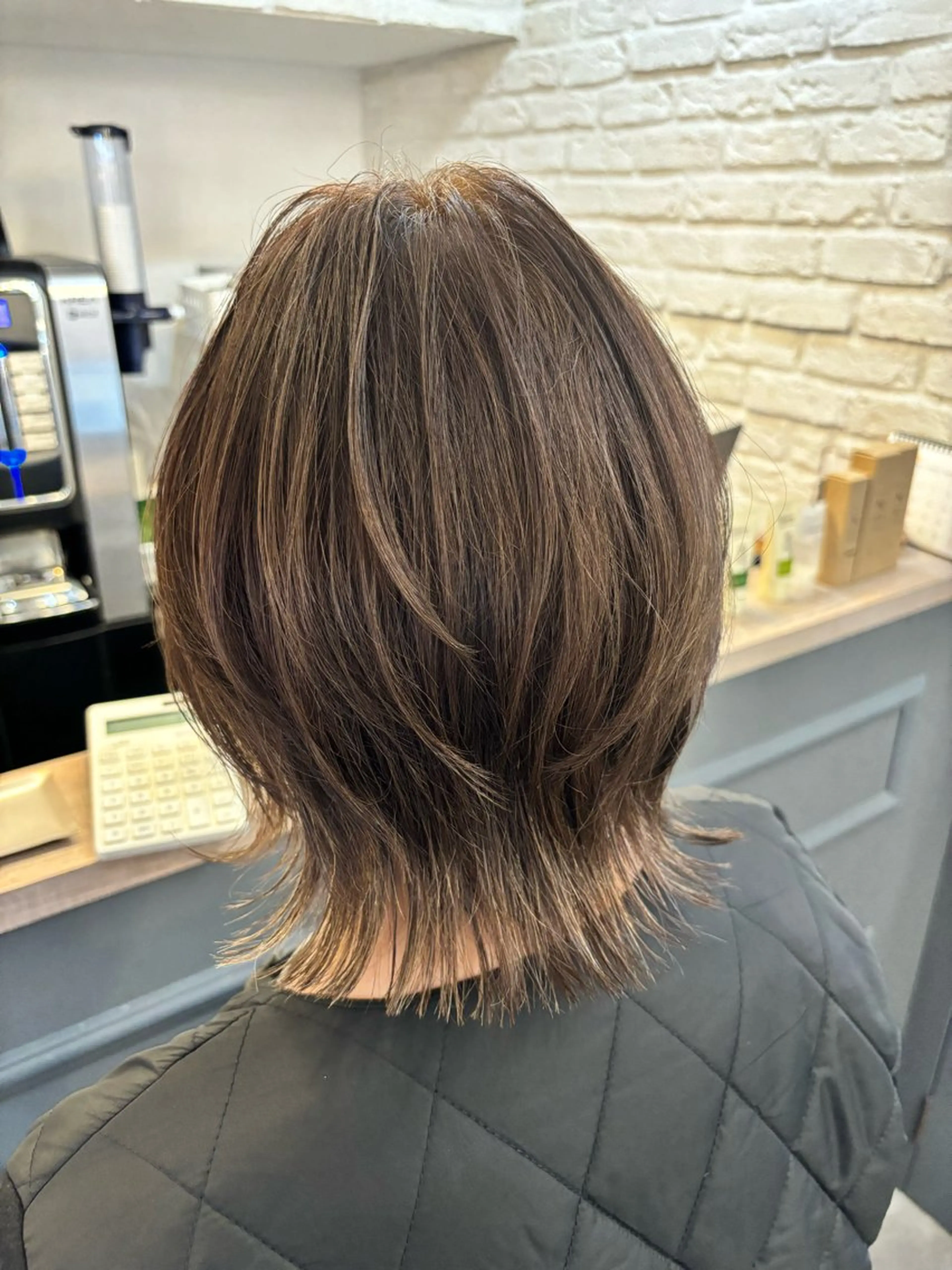 【⭐️ショート​〜​鎖骨下ミディアムの方限定⭐️】カット+透明感カラー+ハホニコtrの写真