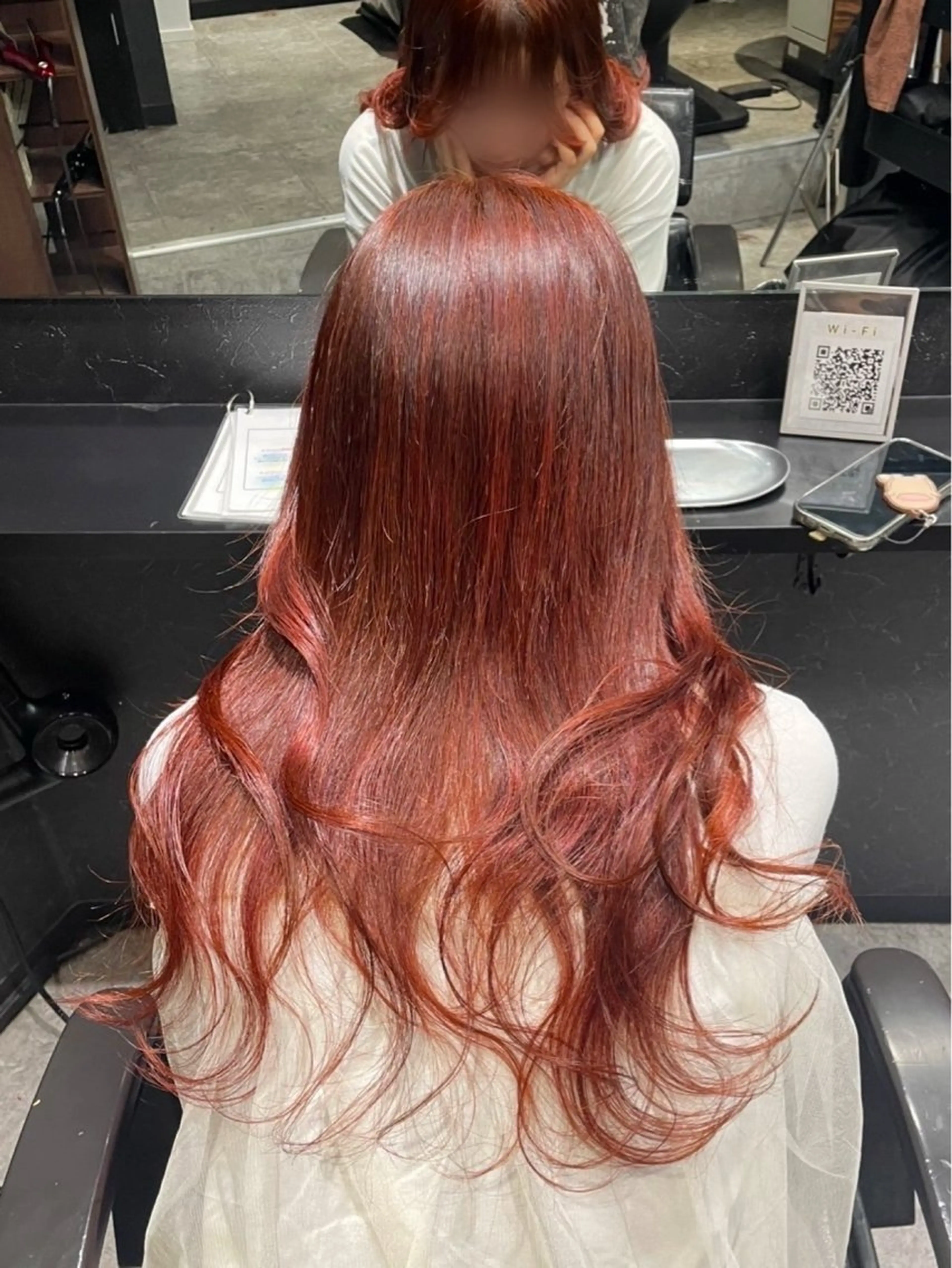 ロング カラー ヘアカラー トリートメント 💎透明感カラー💎 bAteAu あまねのヘアスタイル