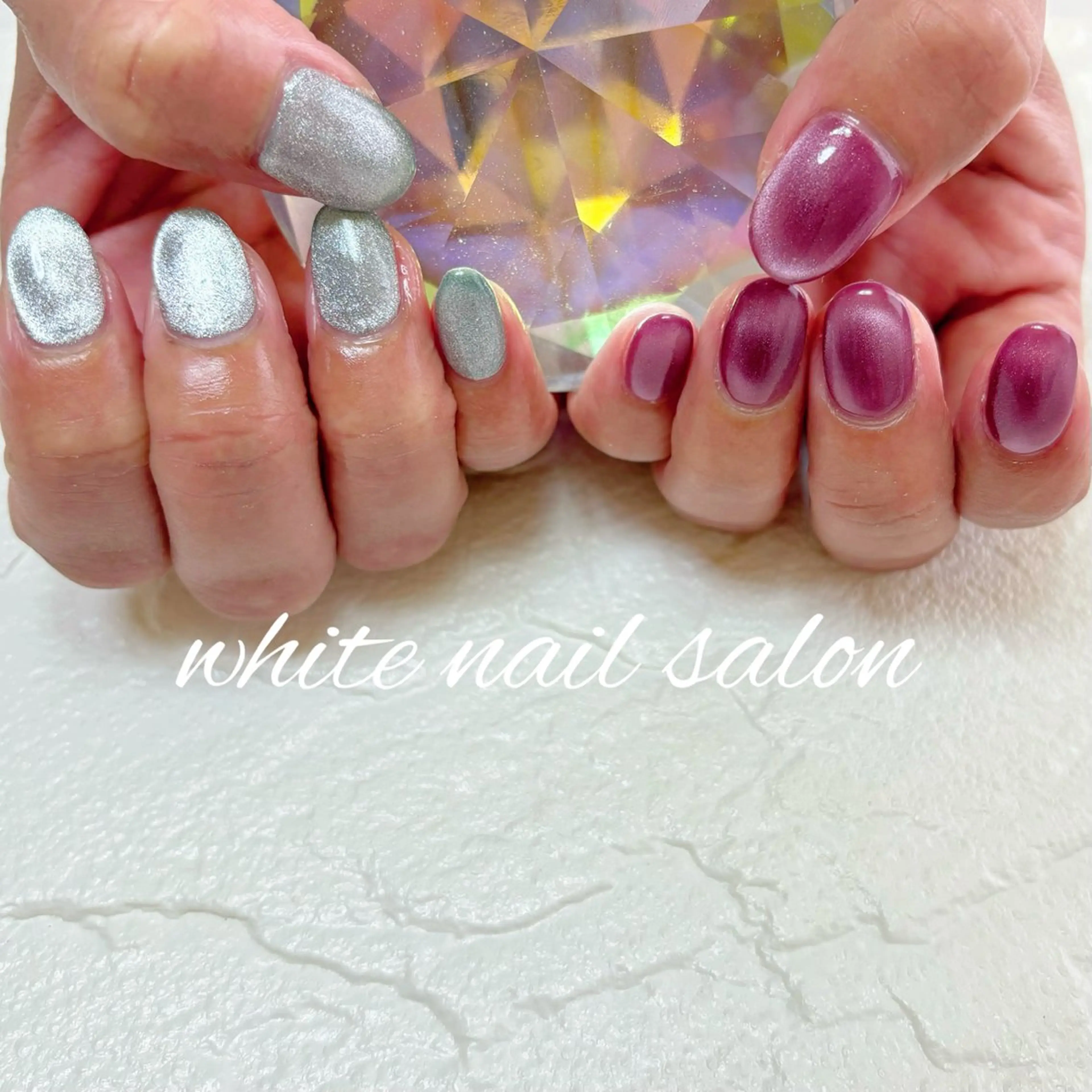 ネイル ホワイト ハンドネイル white nail salonのネイルデザイン