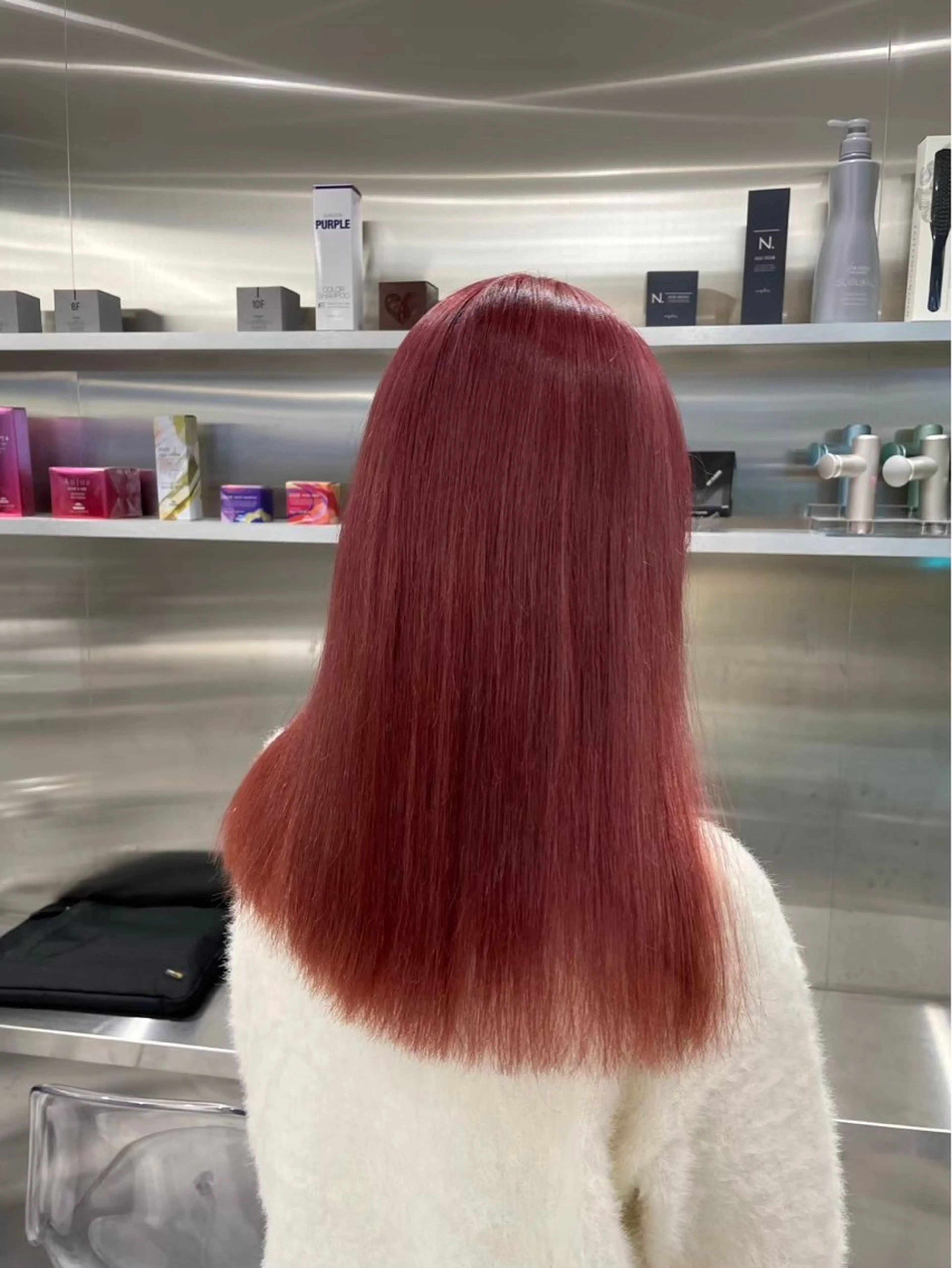 ミディアム ARISA︎ メンズハイトーンのヘアスタイル