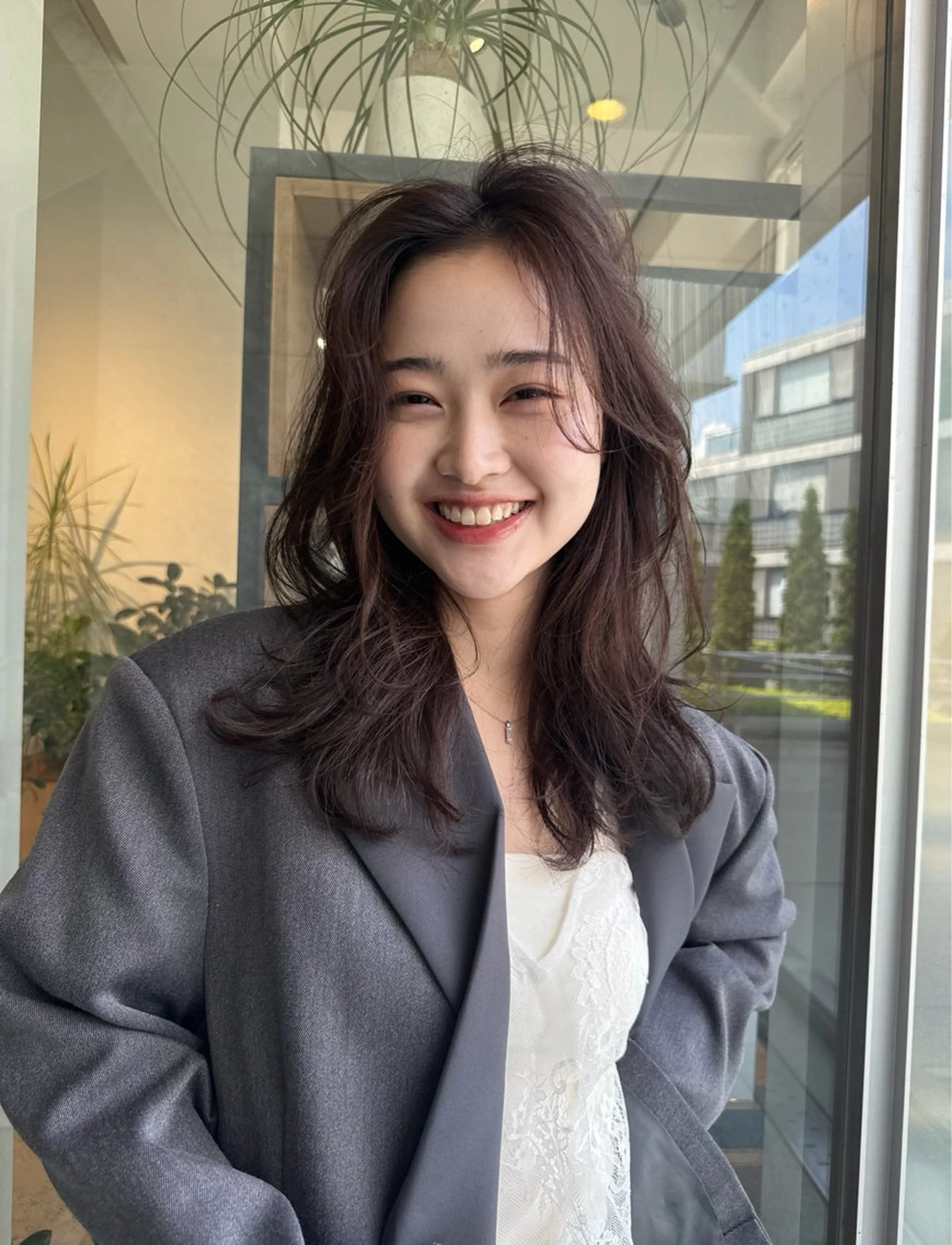 ロング ロングレイヤー レイヤーカット ロング カット 表参道SHEA Am iのヘアスタイル