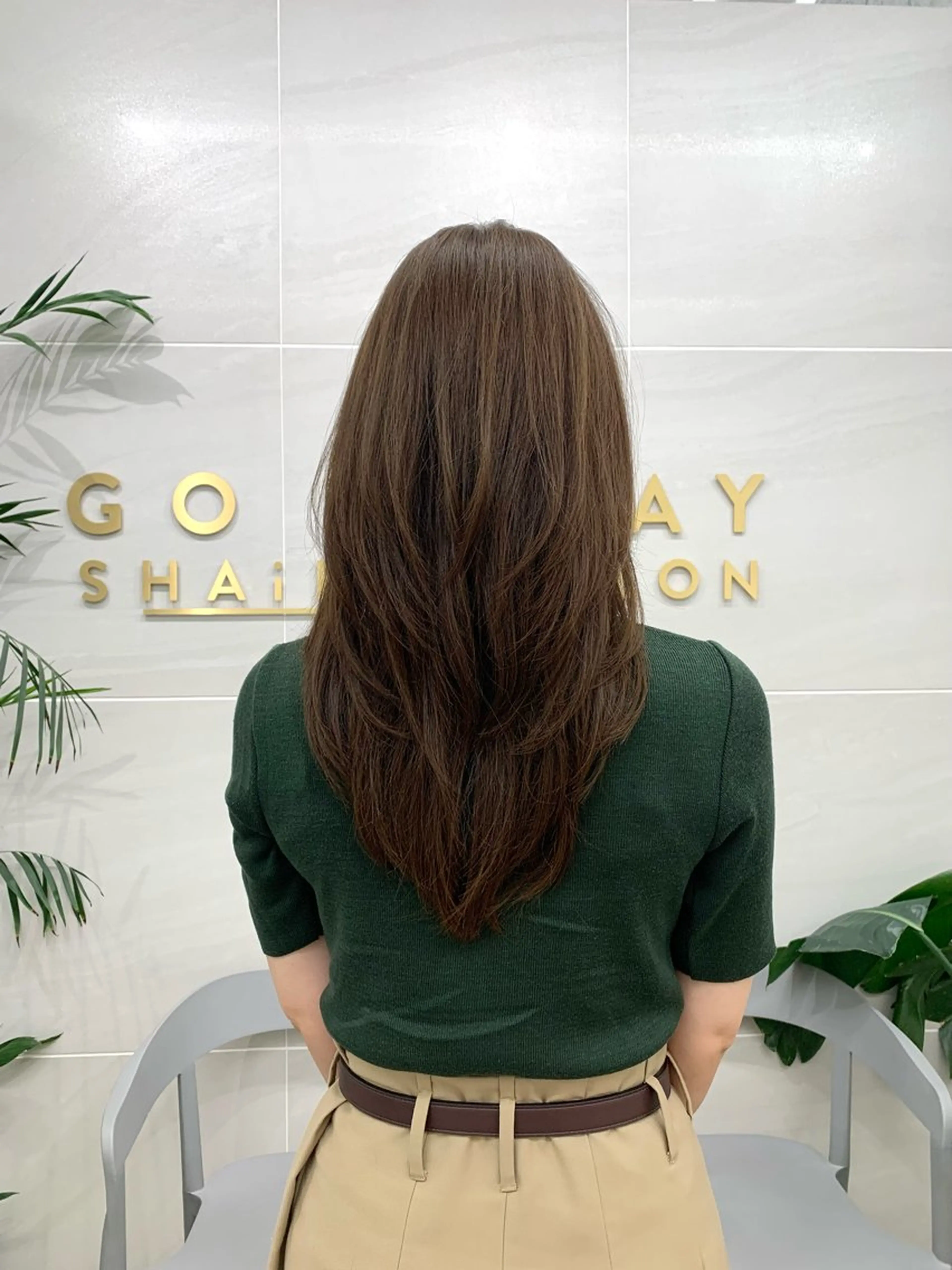 ロング カラー レイヤーカット カット ヘアカラー ヘッドスパ 本格ヘッドスパ🌿 ×ヘア　佐藤のヘアスタイル