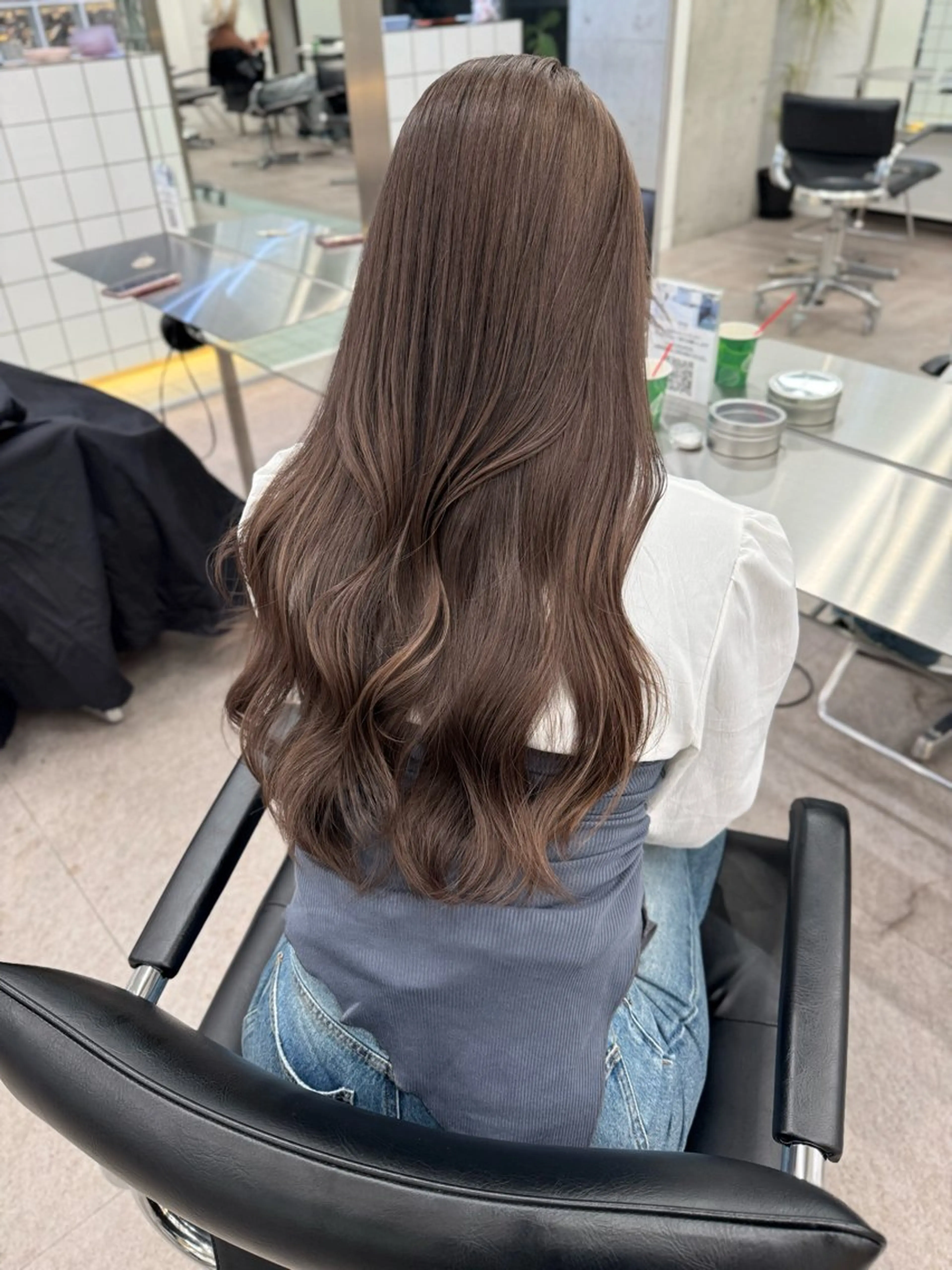 ロング カラー ブラウンカラー ショコラブラウン 透明感カラー 🫧透明感/原宿🫧 NAOTOのヘアスタイル