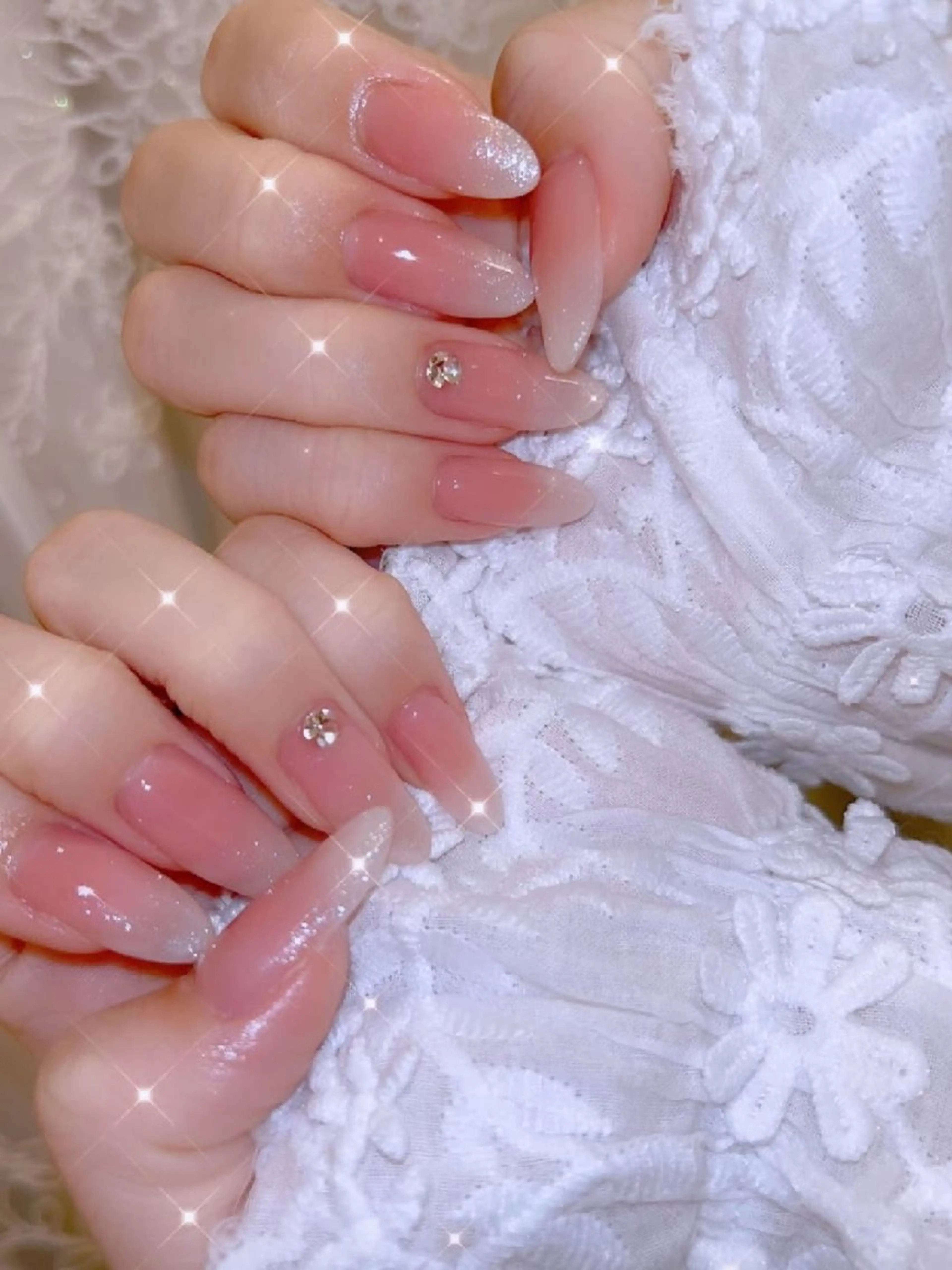 ネイル 長さ出し ジェルネイル 韓国ネイル マグネットネイル ニュアンスネイル ハンドネイル I LOVE ME NAIL.。.:*♡のネイルデザイン