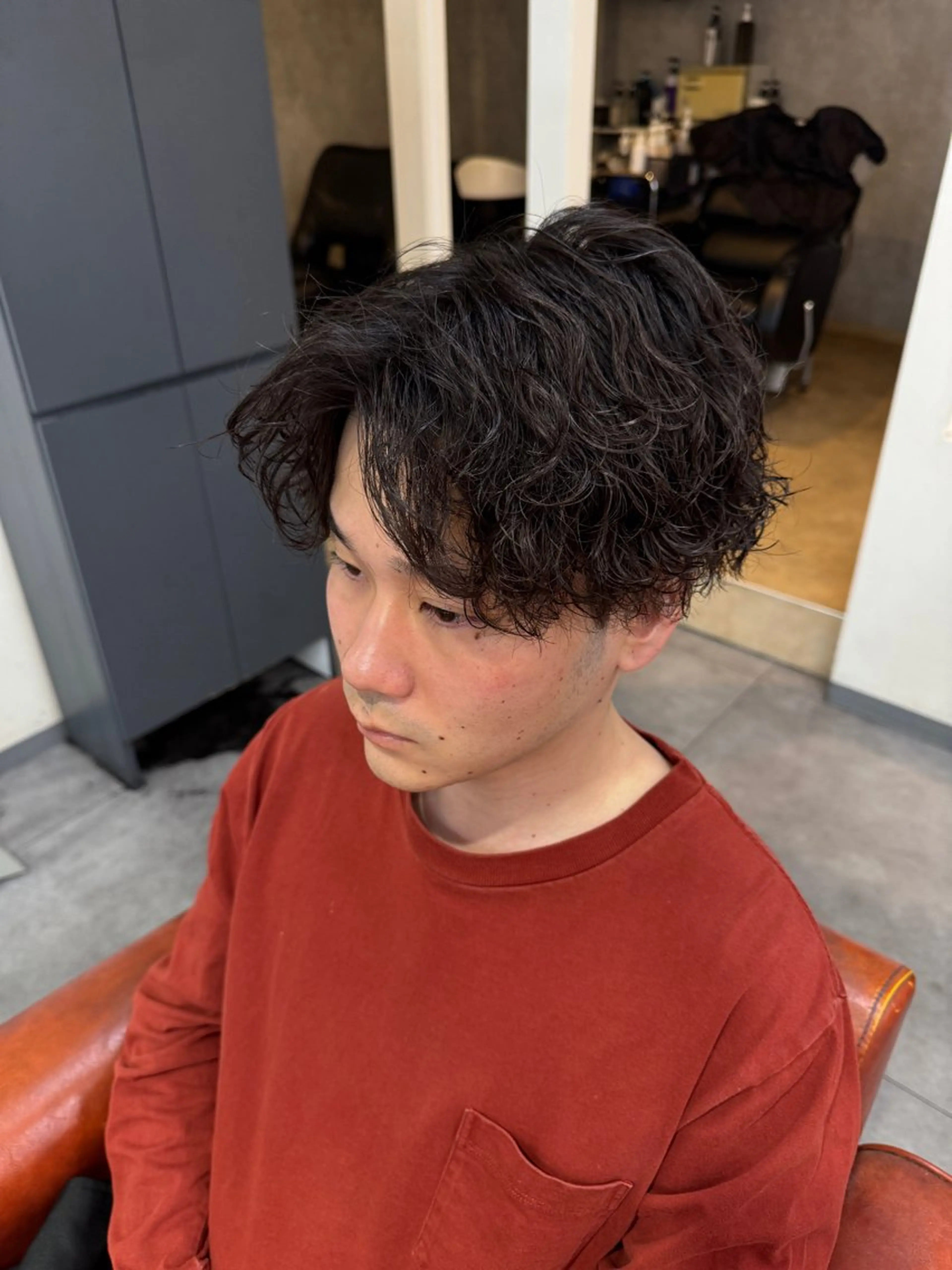 パーマ メンズ 京都駅/メンズサロン 山田司のヘアスタイル