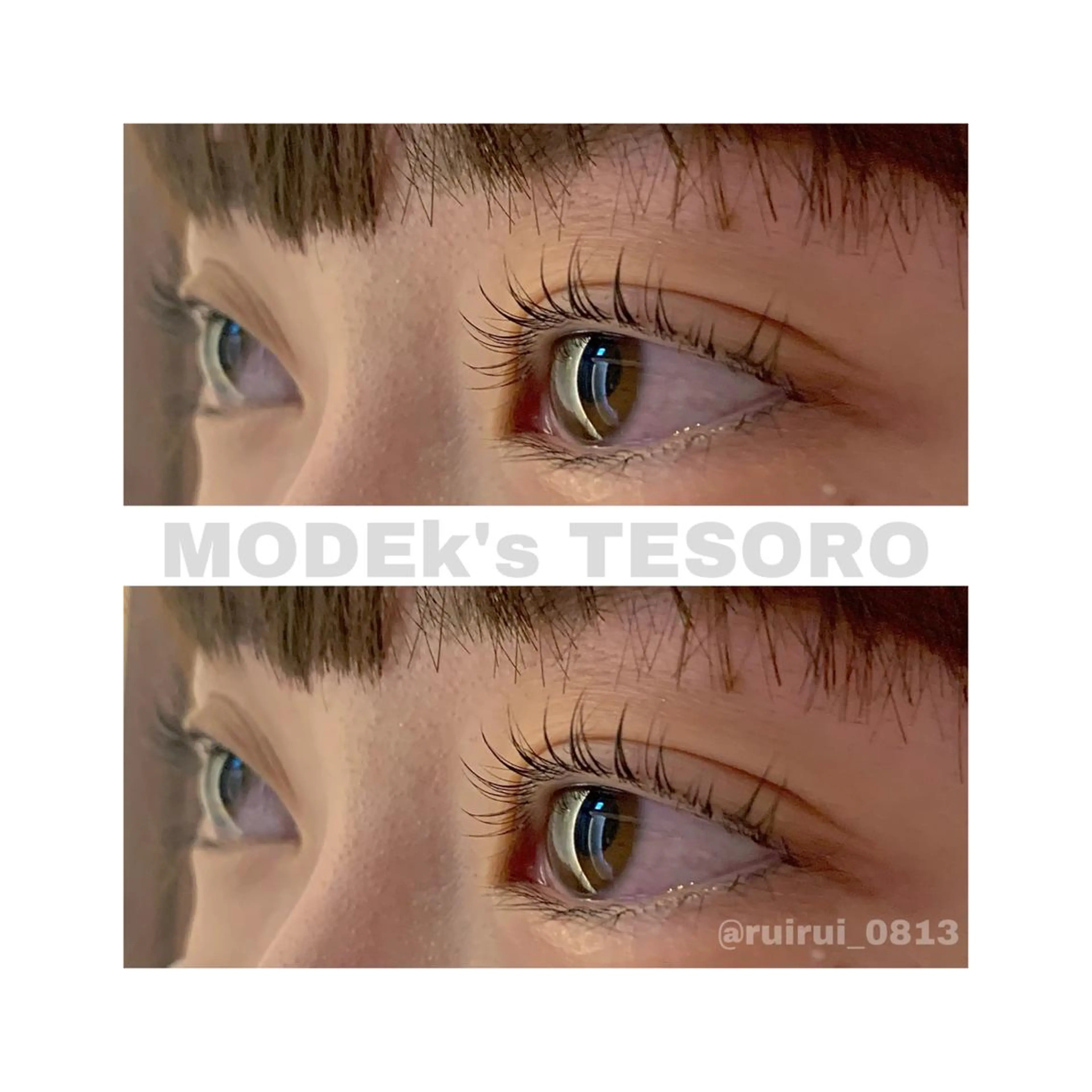 マツエク・マツパ マツパ MODEk's TESORO柿崎流依のマツエク・マツパデザイン