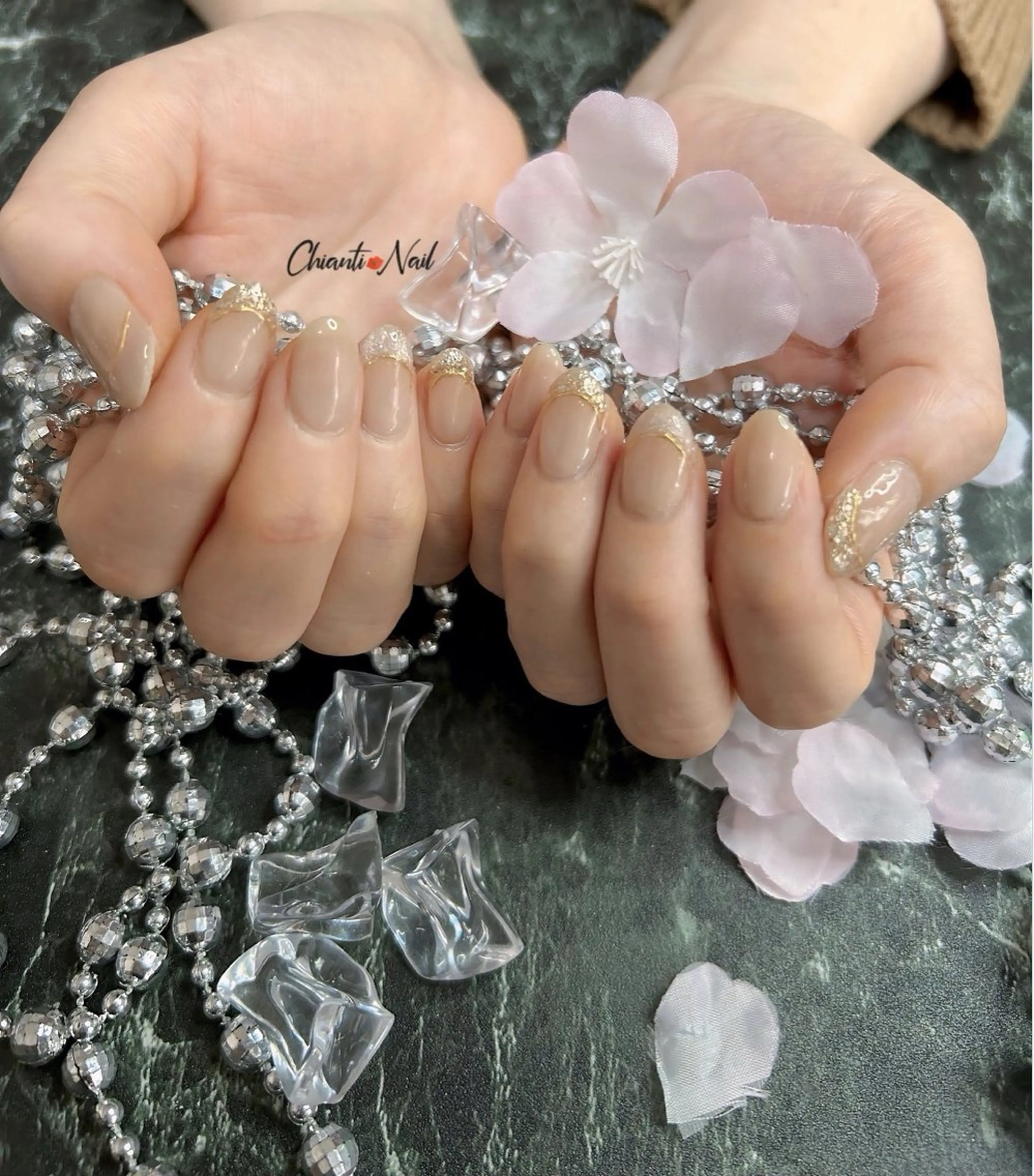 ネイル フレンチネイル オフィスネイル シンプルネイル Chianti Nailのネイルデザイン