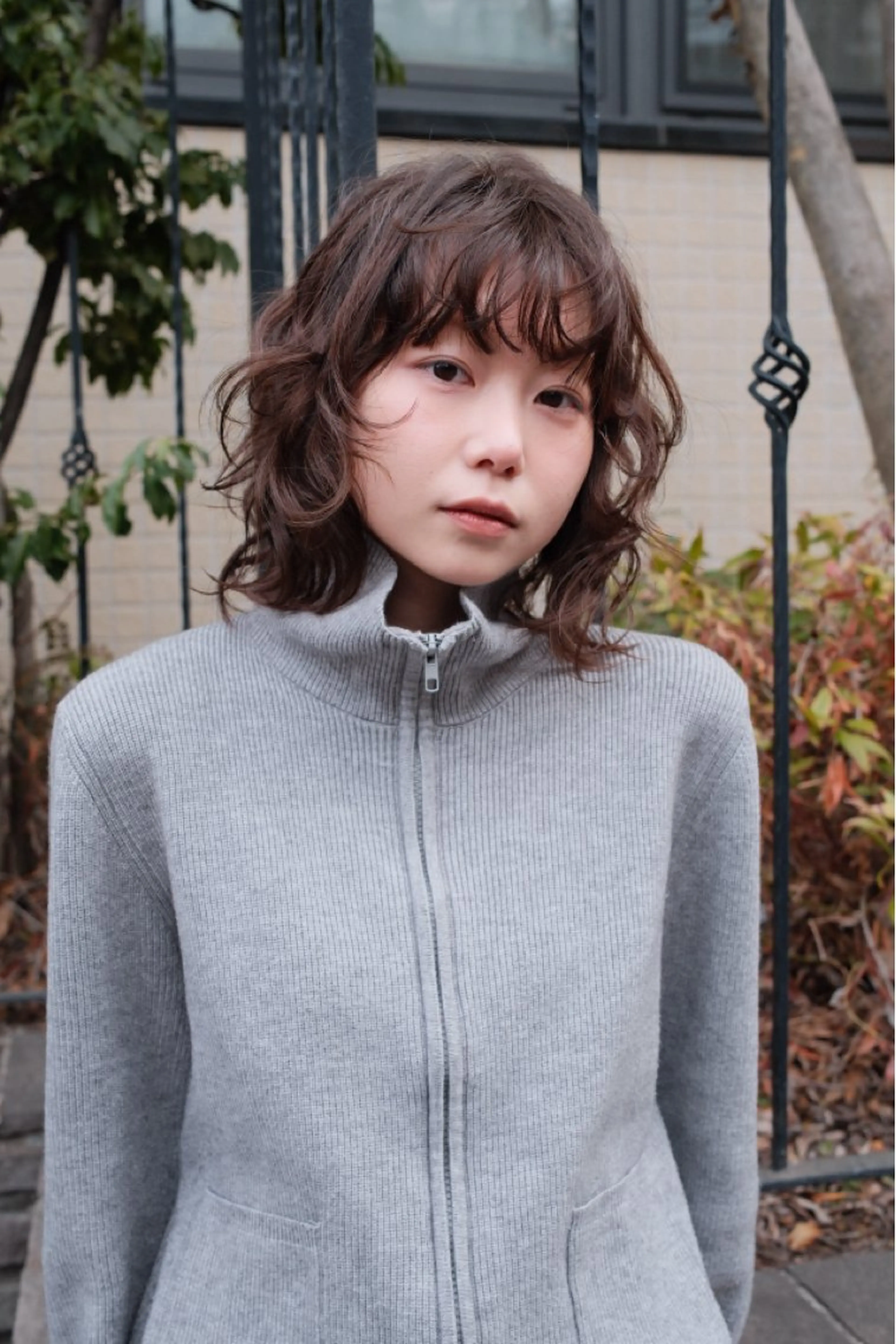 ミディアム パーマ ミディアムパーマ ボブ レイヤーカット デジタルパーマ カット パーマ 【お洒落パーマ】 Elme　肥塚康汰郎のヘアスタイル