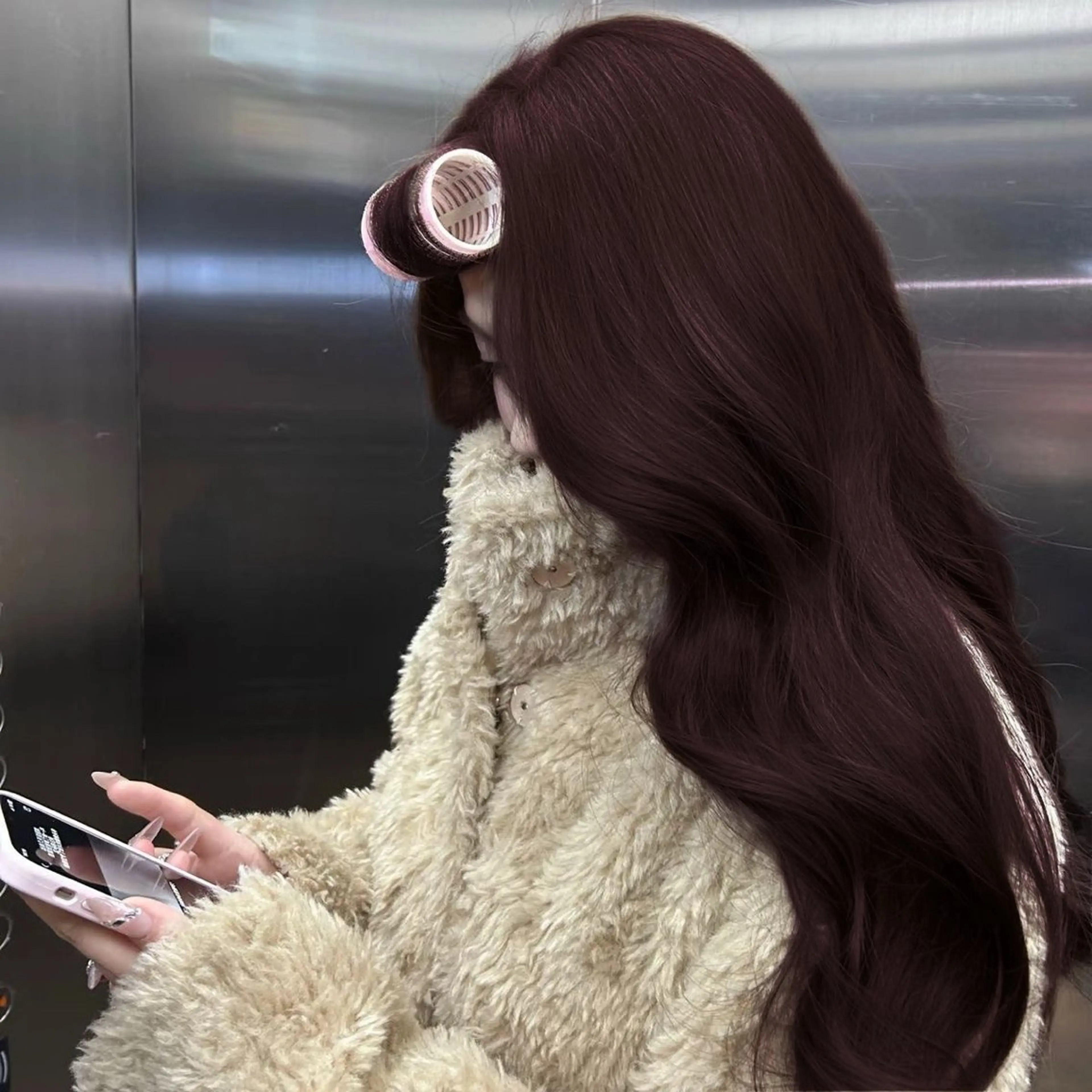 ロング カラー ヘアアレンジ ヘアカラー ヘッドスパ ヘアセット 🫧‪🎀うる艶暖色 🏹Nanako🎀のヘアスタイル