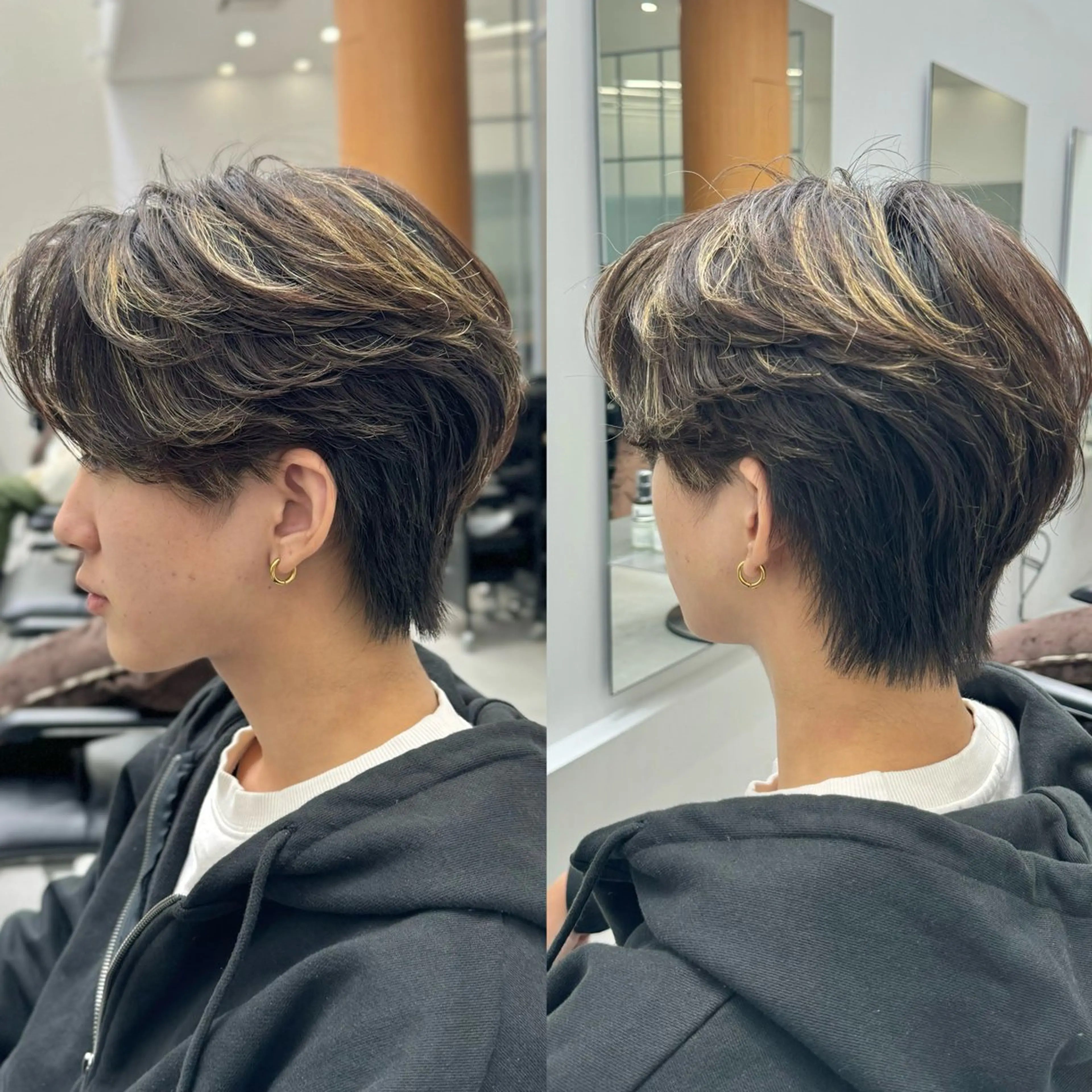 メンズ ひかり／ベージュ ／似合わせカットのヘアスタイル