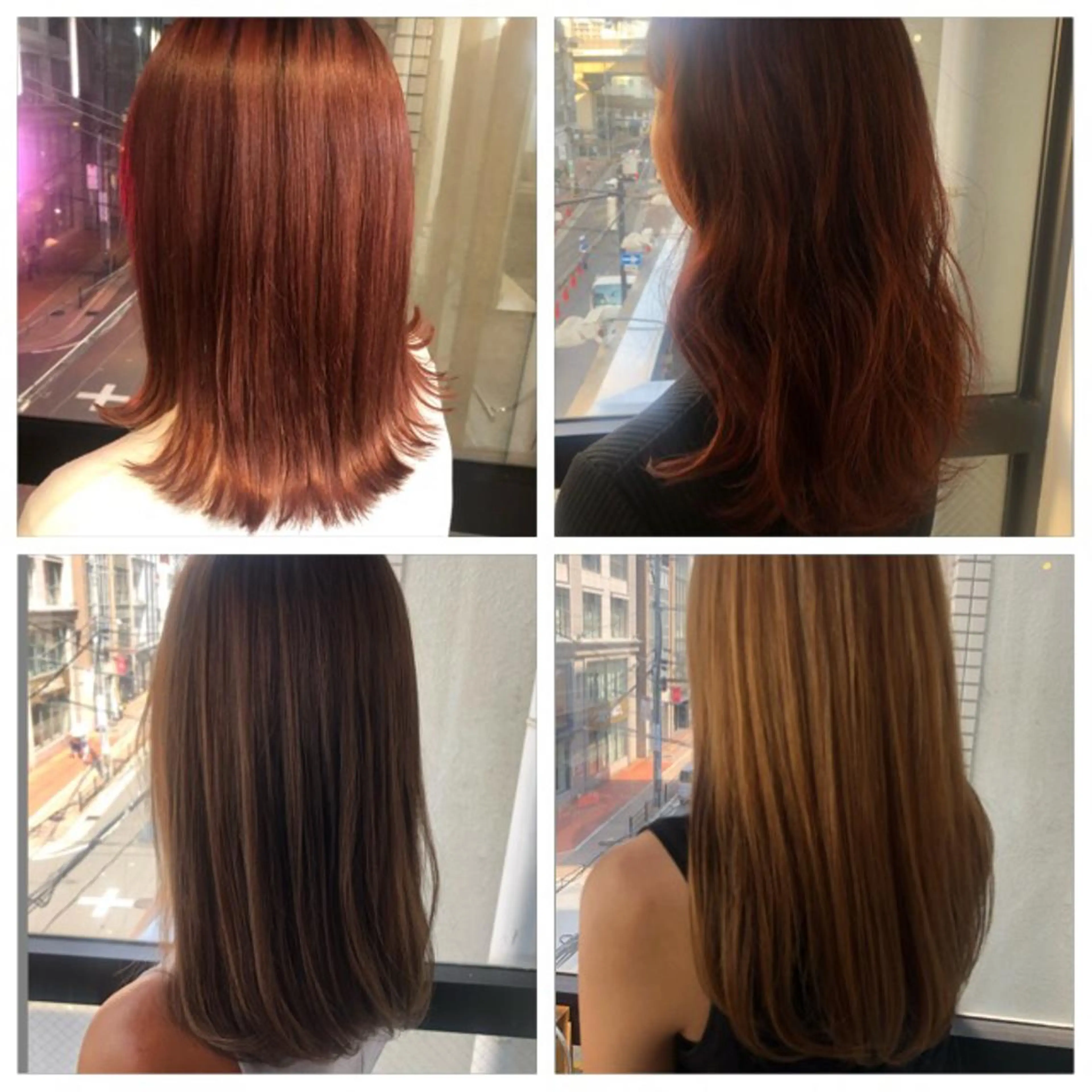 ミディアム カラー ヘアカラー トリートメント ヘアセット 髪質改善＆ブリーチ 伊勢　祐一郎のヘアスタイル