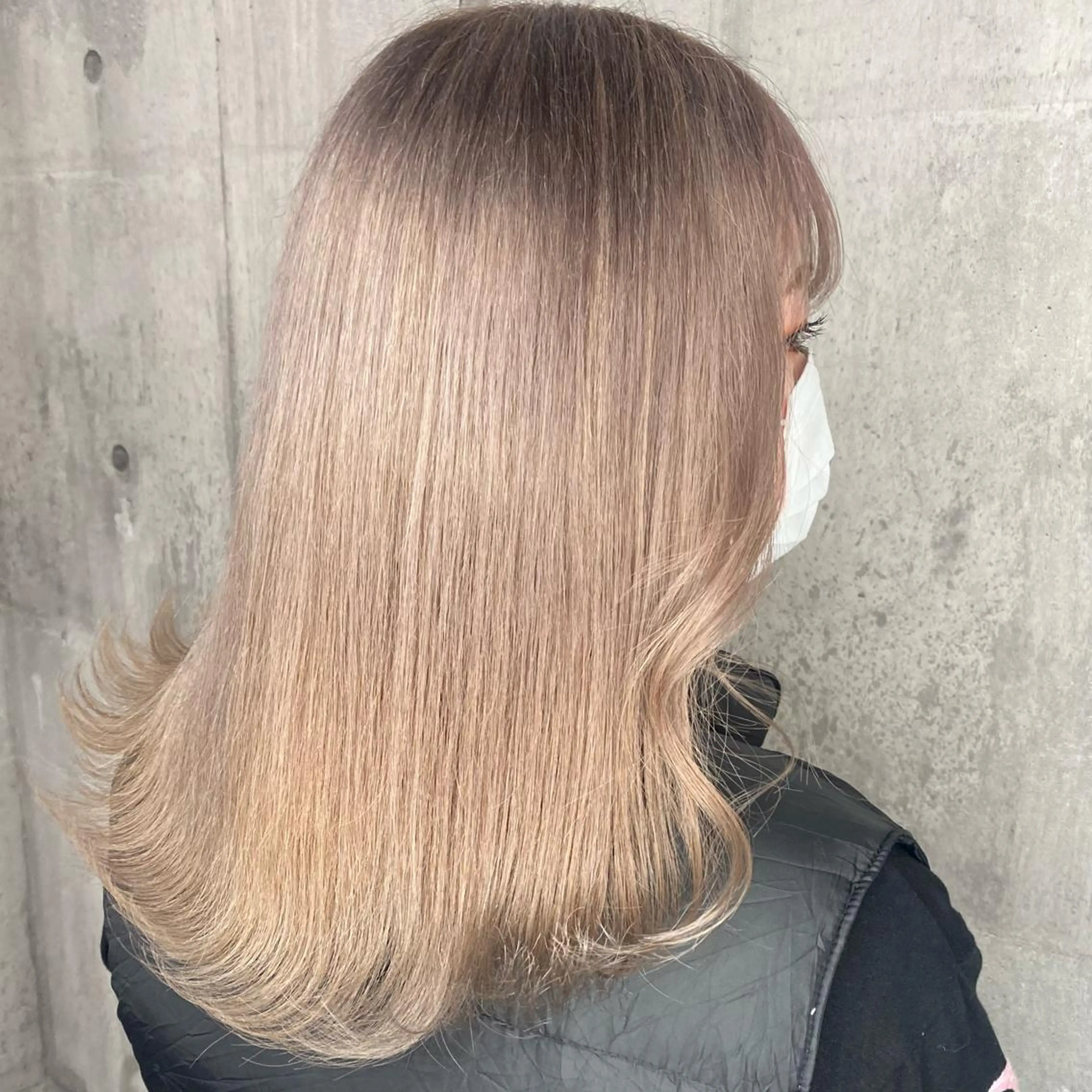 ミディアム カラー SHURI❤️🔥 中/韓mix ♡のヘアスタイル