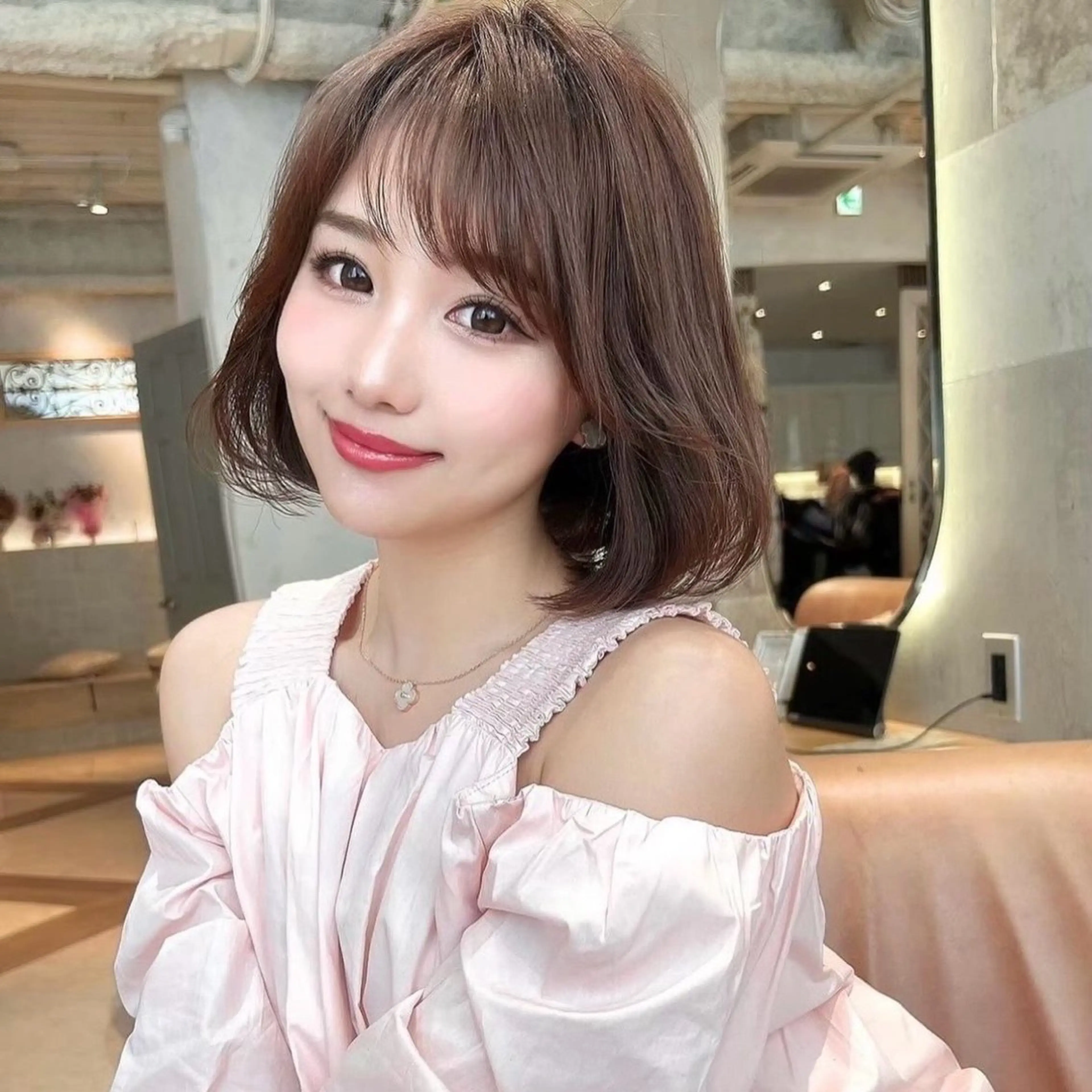 ミディアム 髪質改善/縮毛矯正 松原和志のヘアスタイル