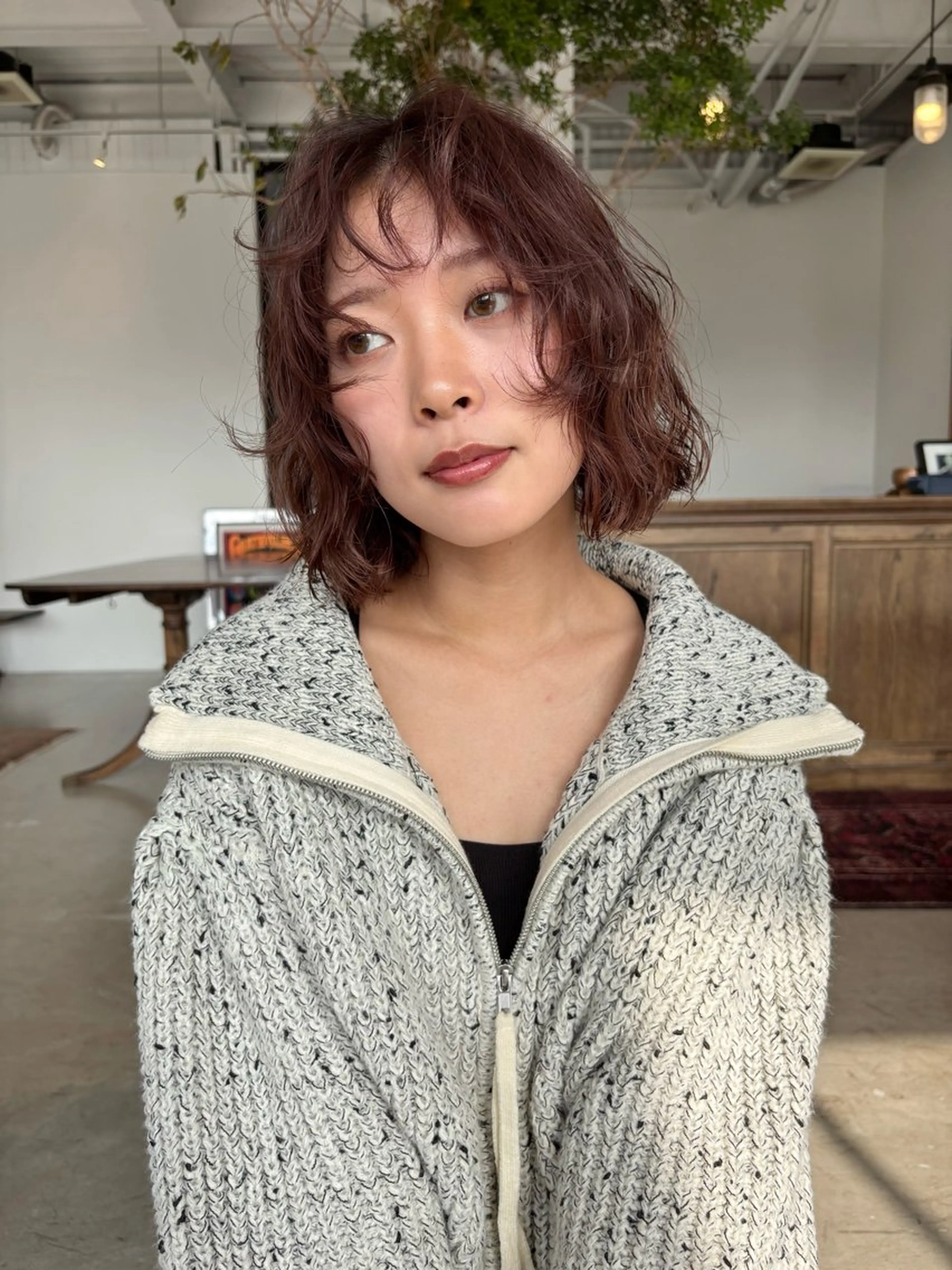 ショート パーマ 艶カラー🥣ショート /レイヤー/小由葵のヘアスタイル