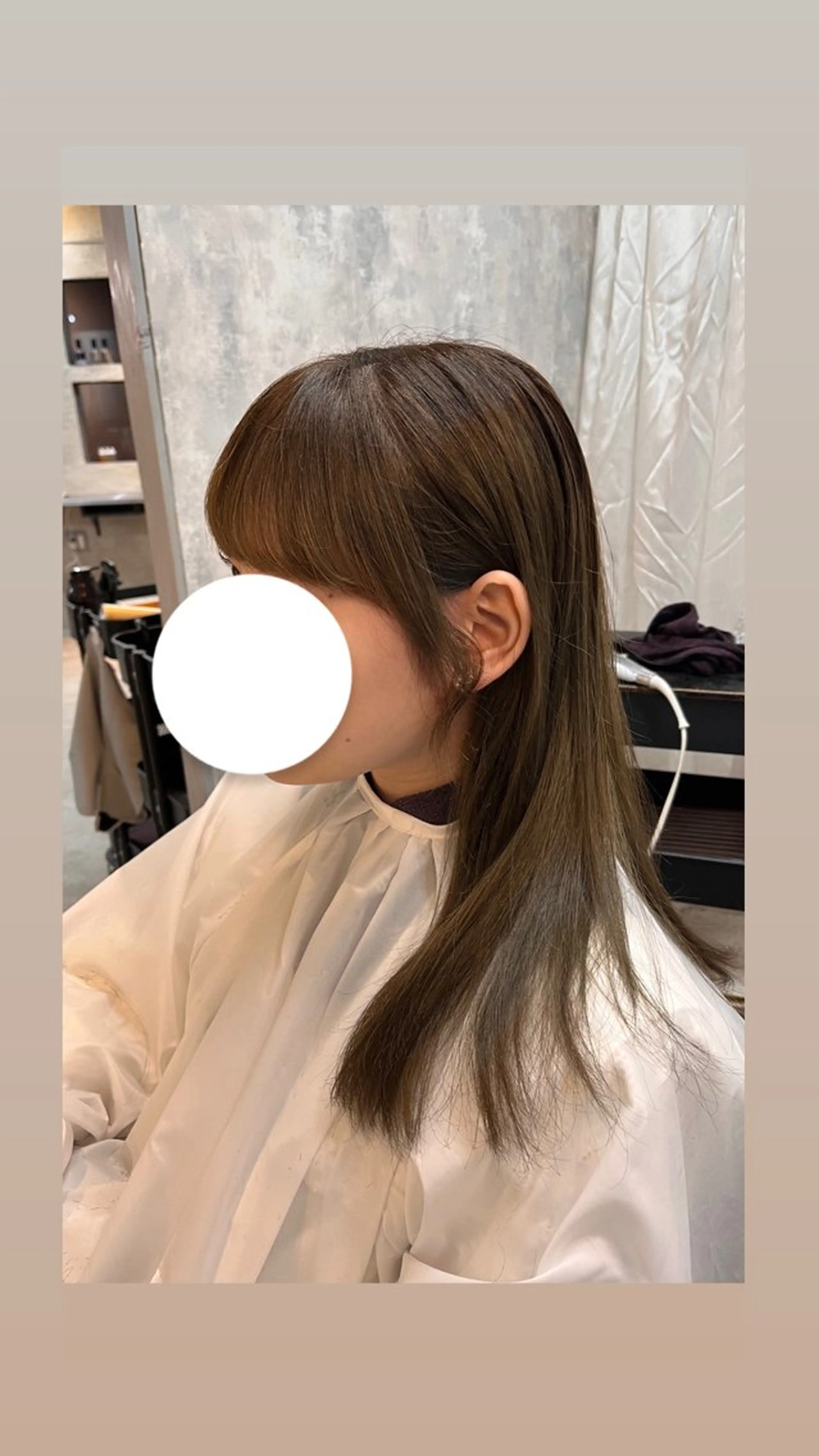 セミロング カラー 韓国系/ダブルカラー /トグチリンカのヘアスタイル