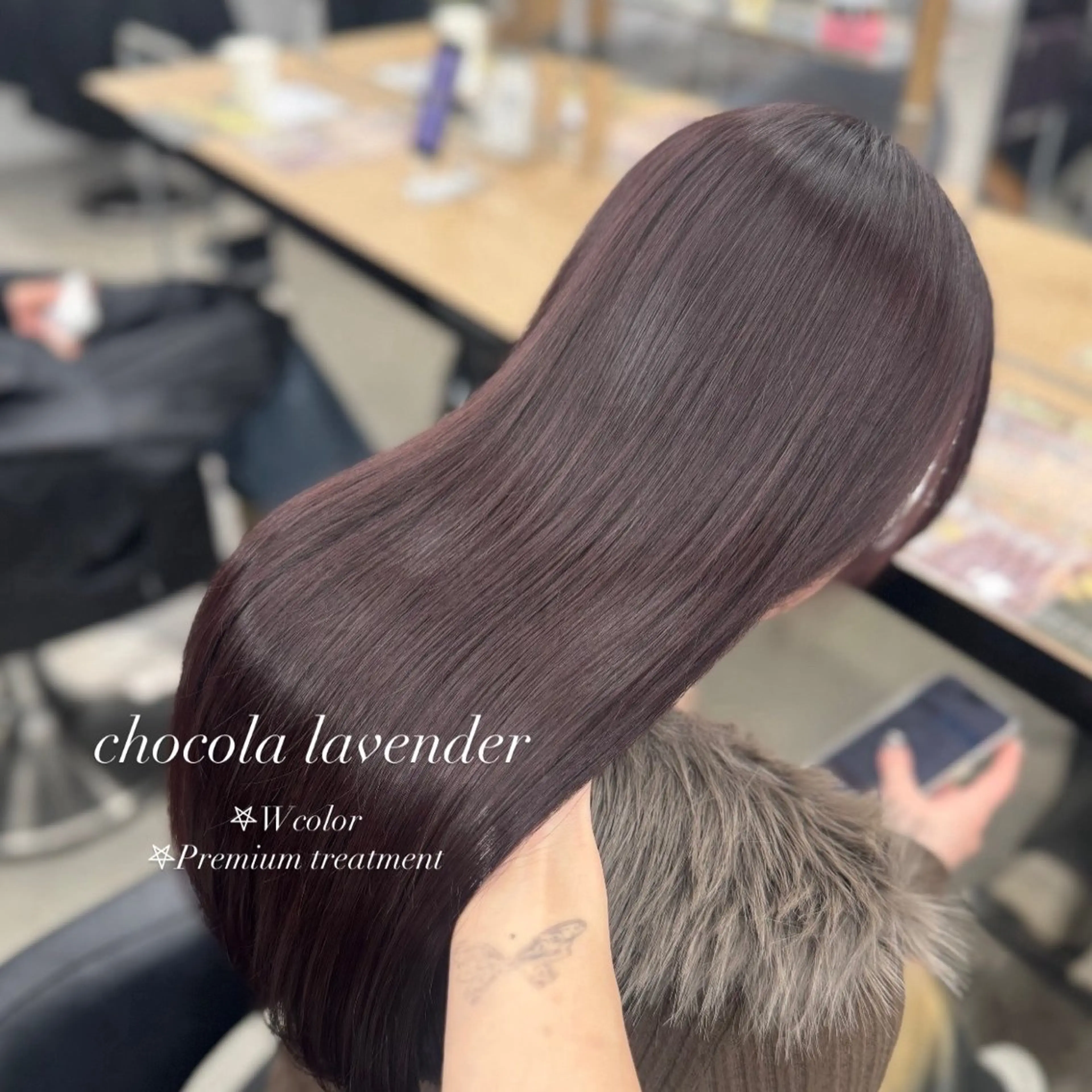 ミディアム カラー ヘアアレンジ ヘアカラー トリートメント ヘッドスパ ヘアセット 🤍淡色ピンク&ラベ ンダーYUKI🤍のヘアスタイル
