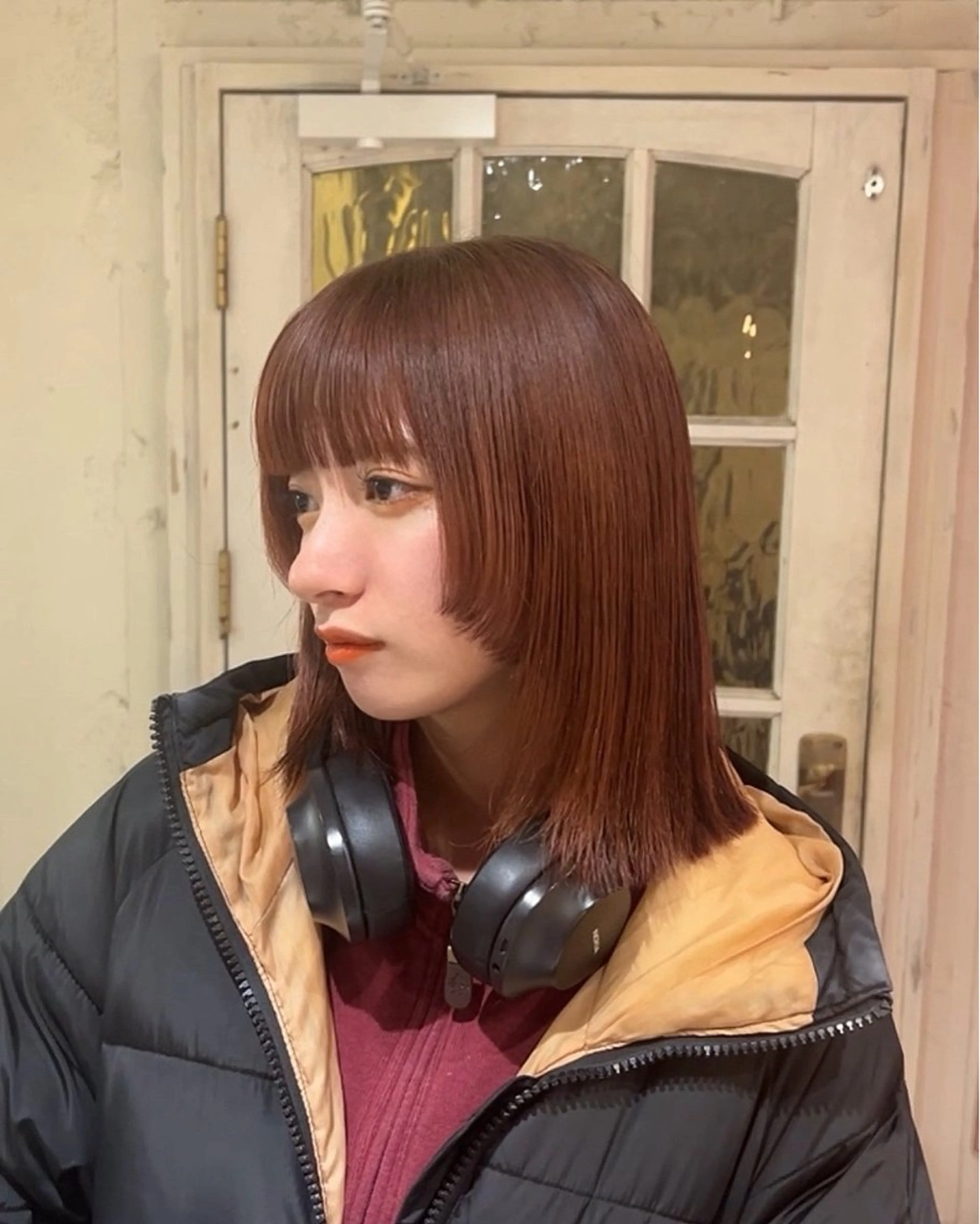 ミディアム カラー カット ヘアカラー 透明感カラー/ Reika☁️ིྀのヘアスタイル