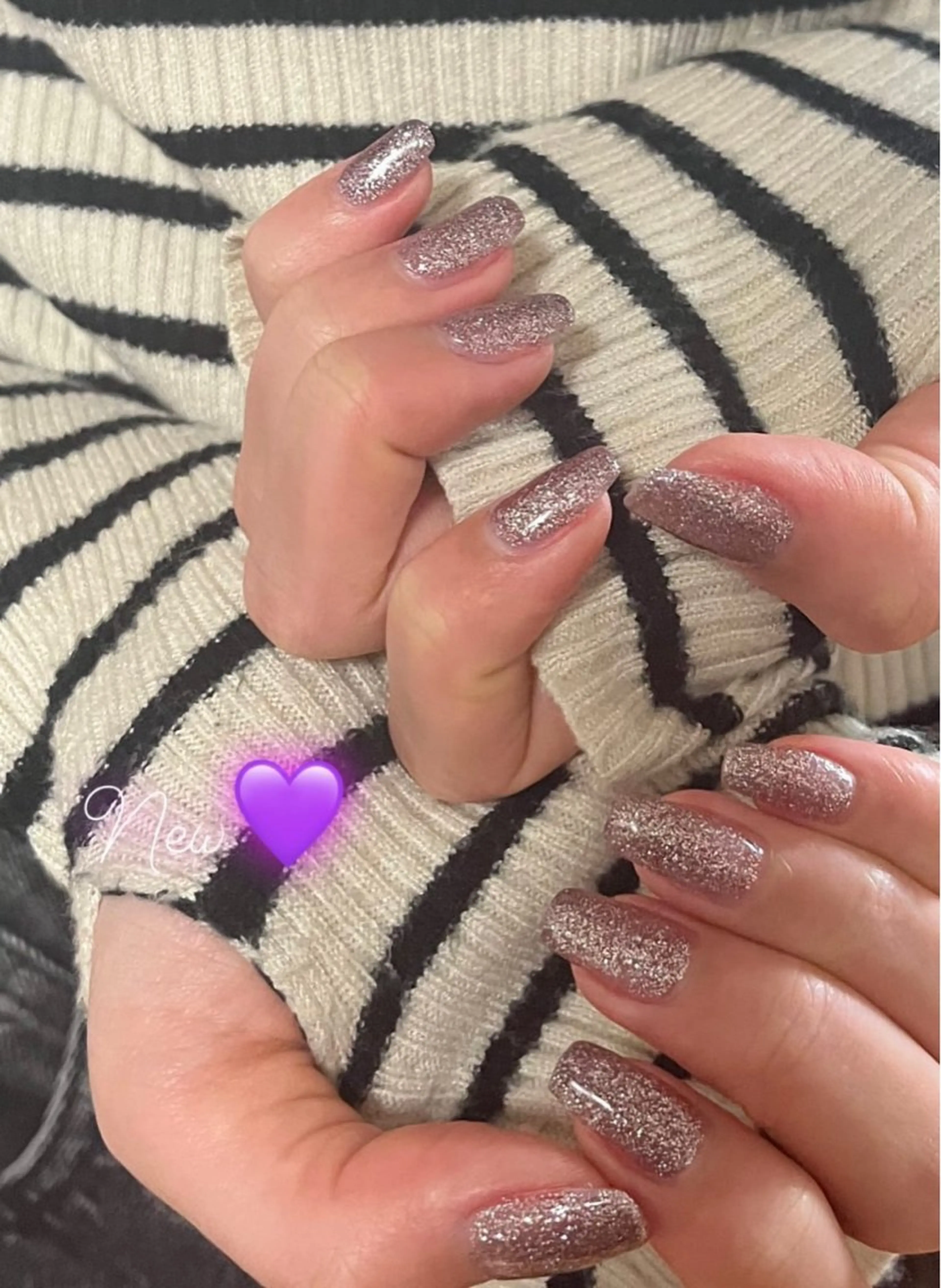 ネイル フラッシュネイル 韓国ネイル ラメ(グリッター) マグネットネイル ニュアンスネイル ハンドネイル Kai  nail Mayukoのネイルデザイン