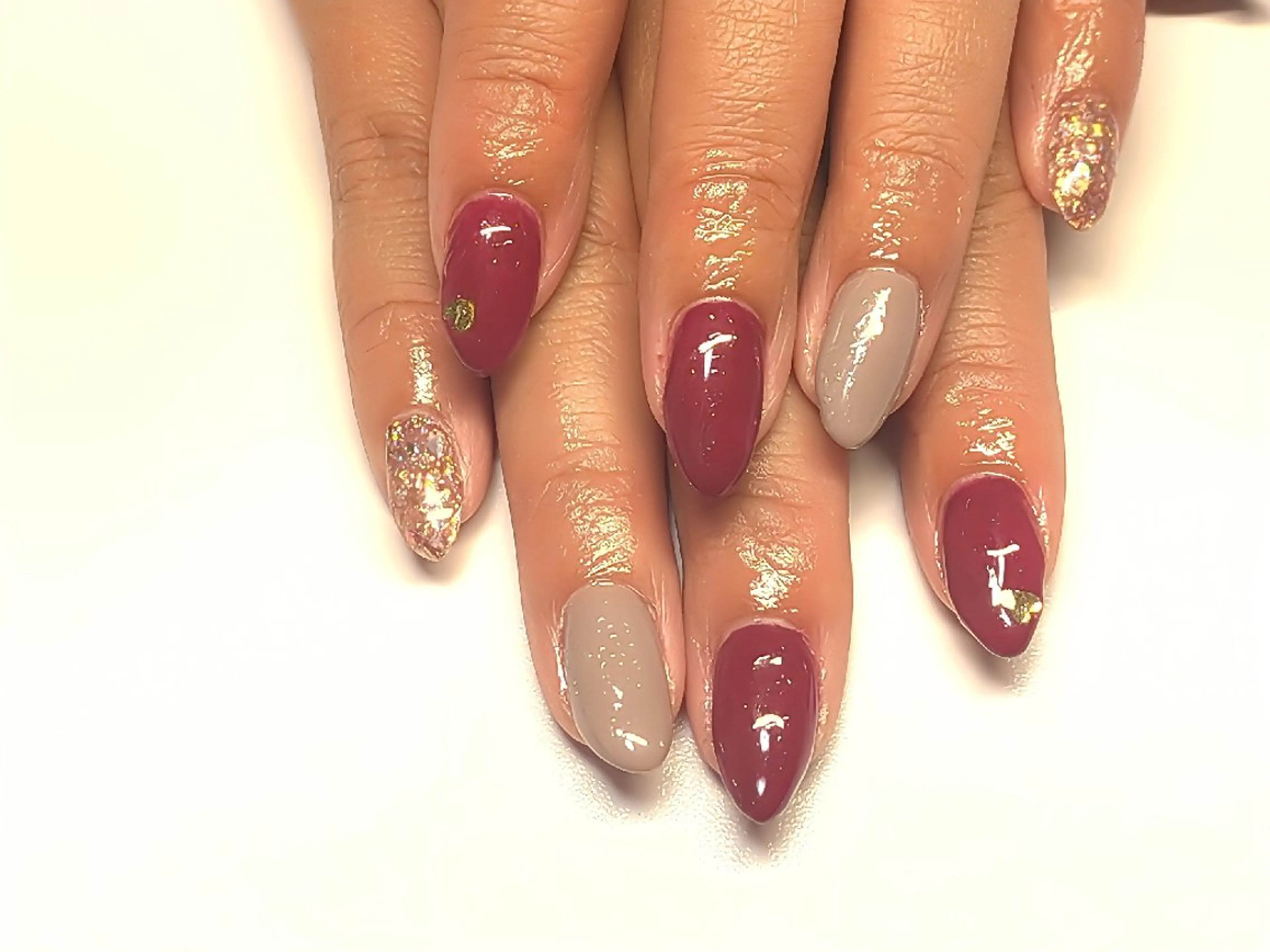 セミロング AQUA nailのネイルデザイン