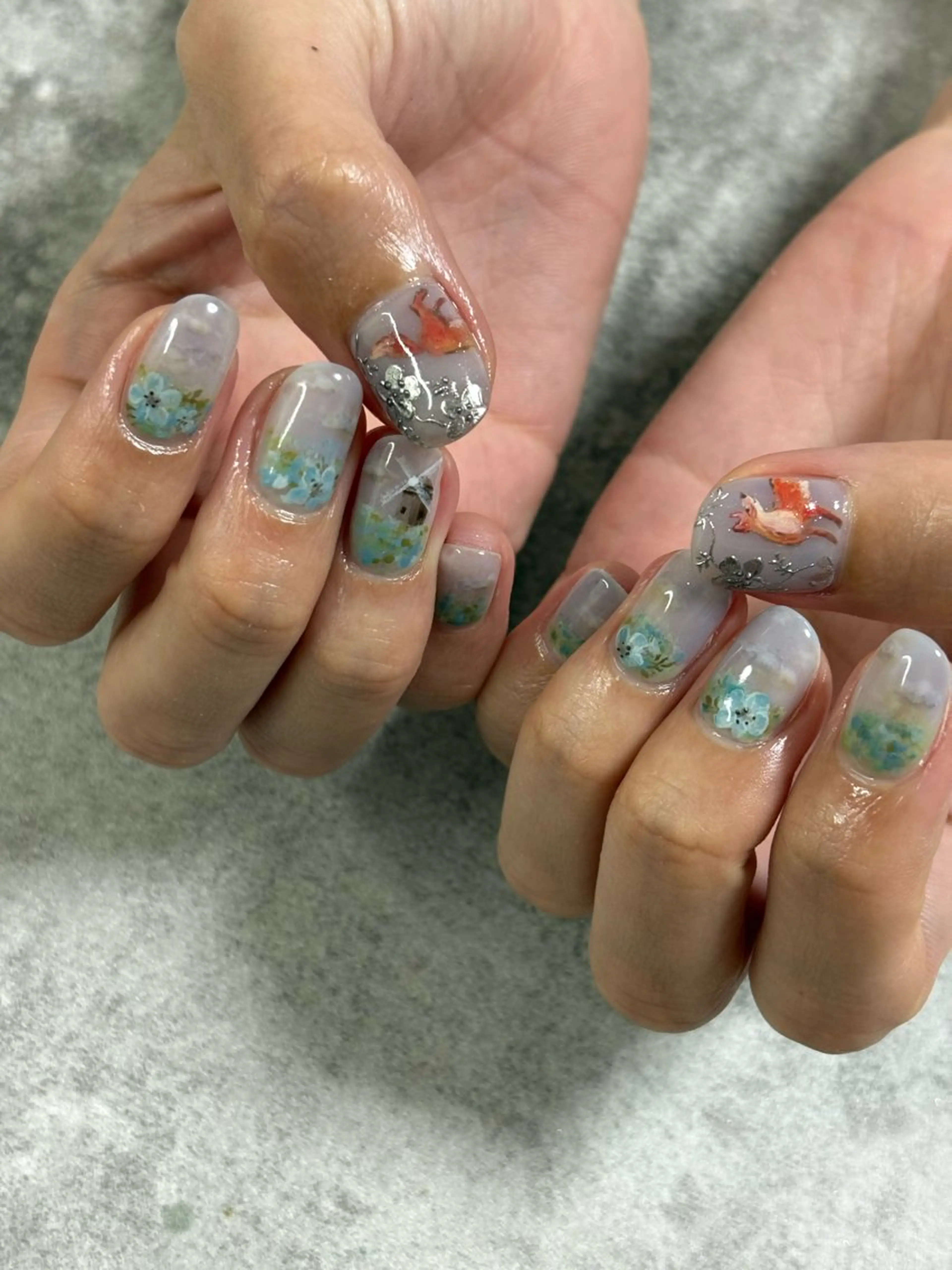 ネイル ハンドネイル FIORITURA Maikoのネイルデザイン