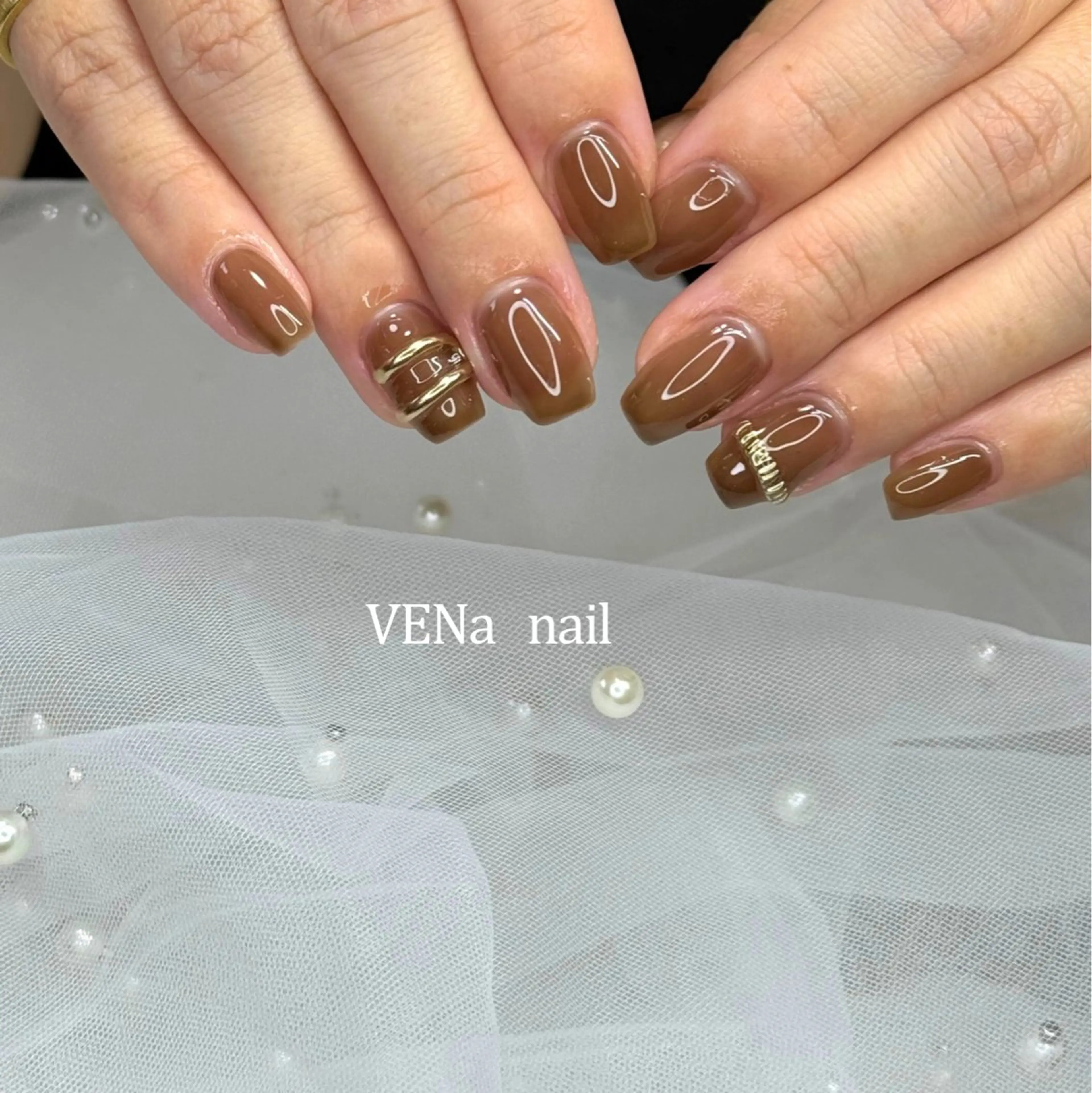 ネイル フットネイル ワンカラーネイル VENa eye＆ nail salonのマツエク・マツパデザイン