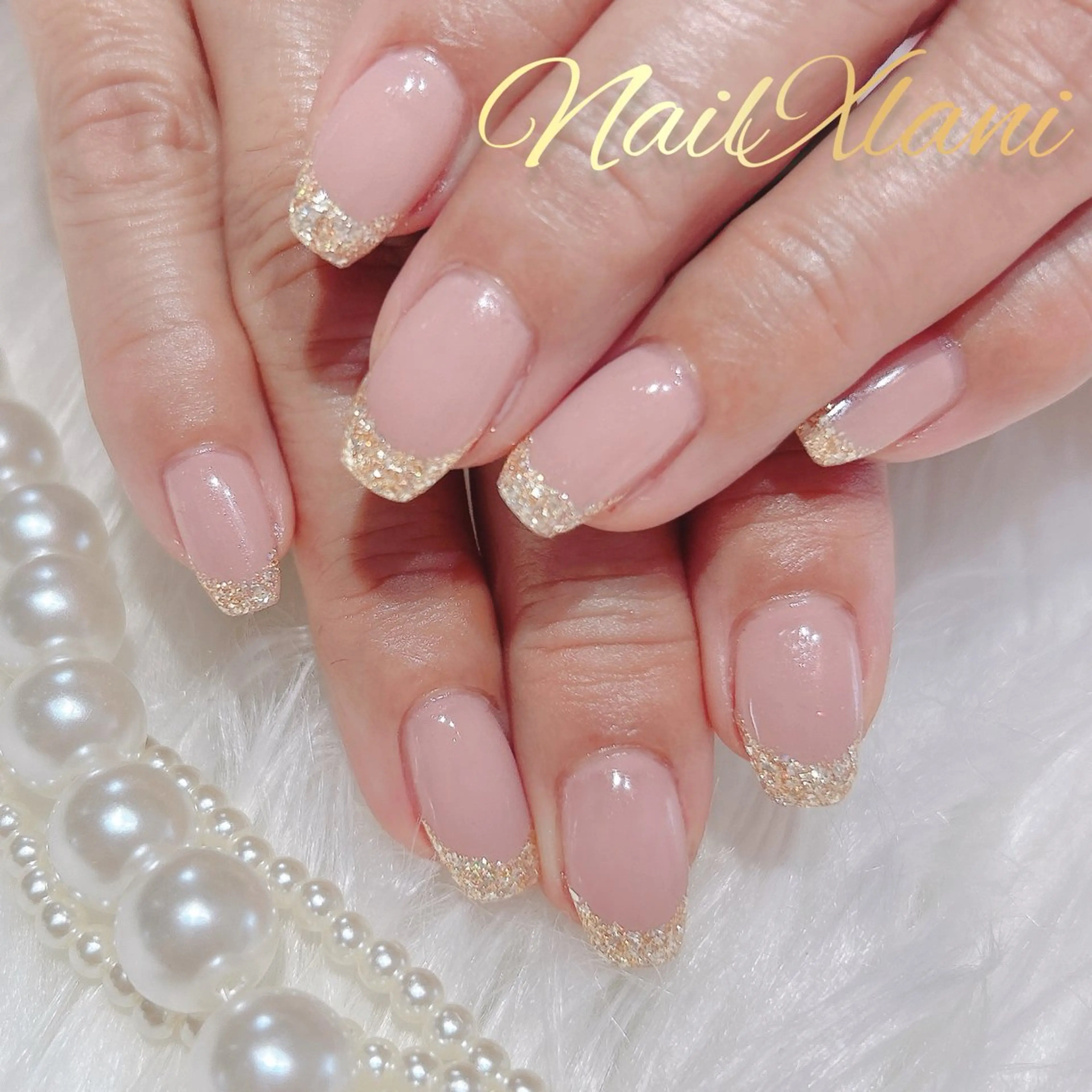 ネイル フットネイル ジェルネイル マグネットネイル パラジェル Nail×Lani 深爪矯正対応◎のネイルデザイン